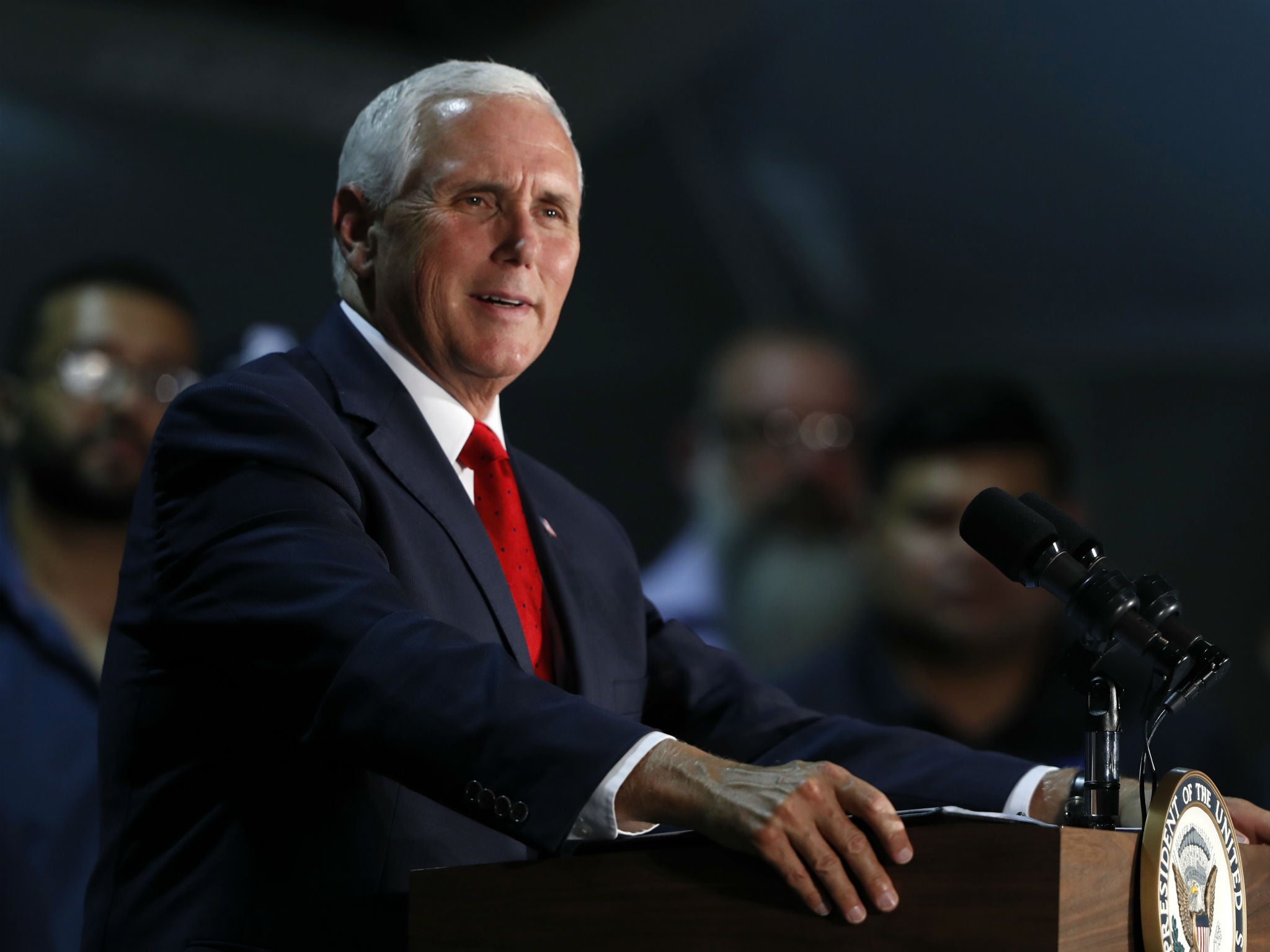 Mike Pence defended himself and President Trump during television interviews on Sunday