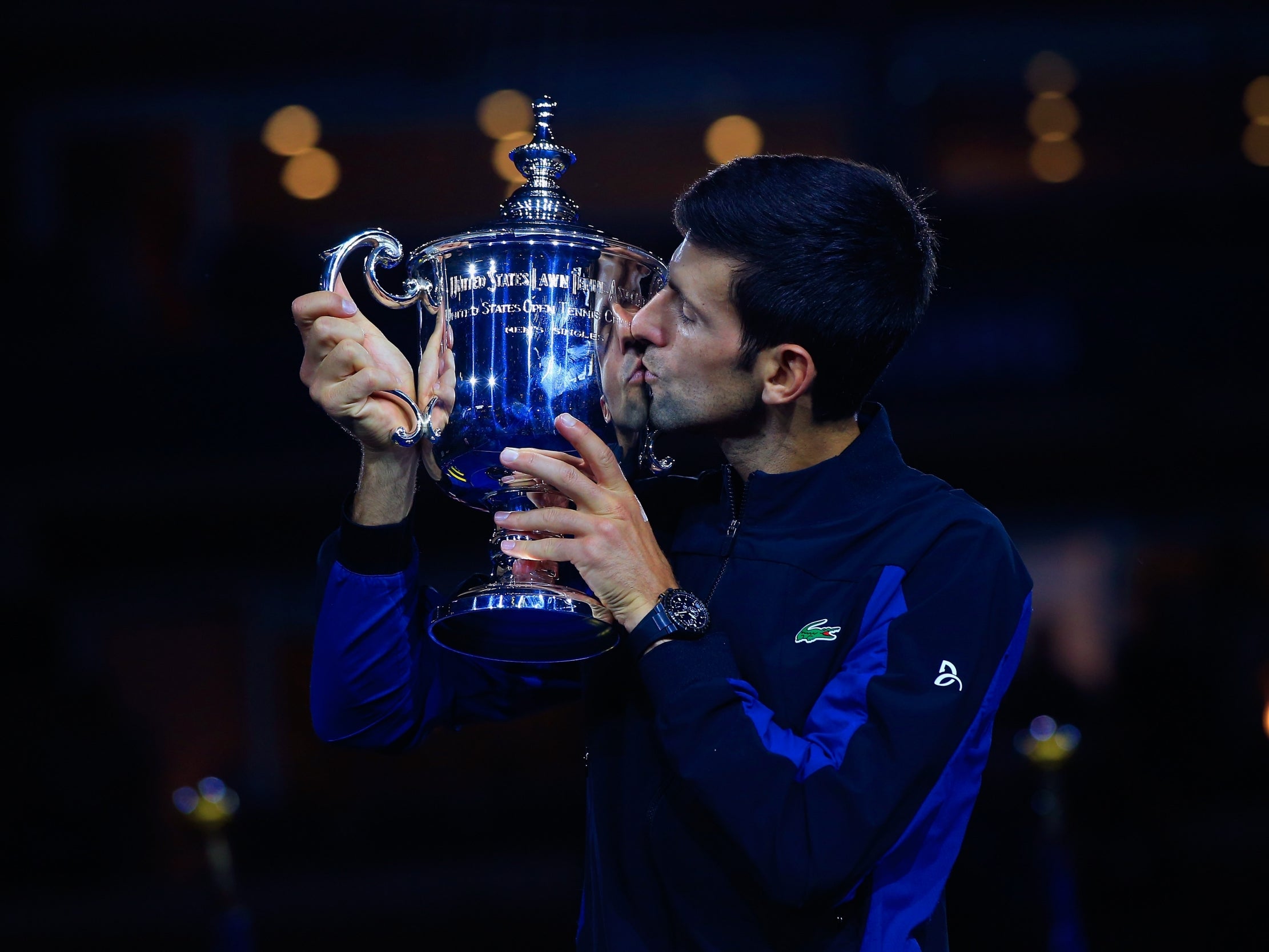 Novak Djokovic levelled Pete Sampres' record of 14 Grand Slam wins with the victory