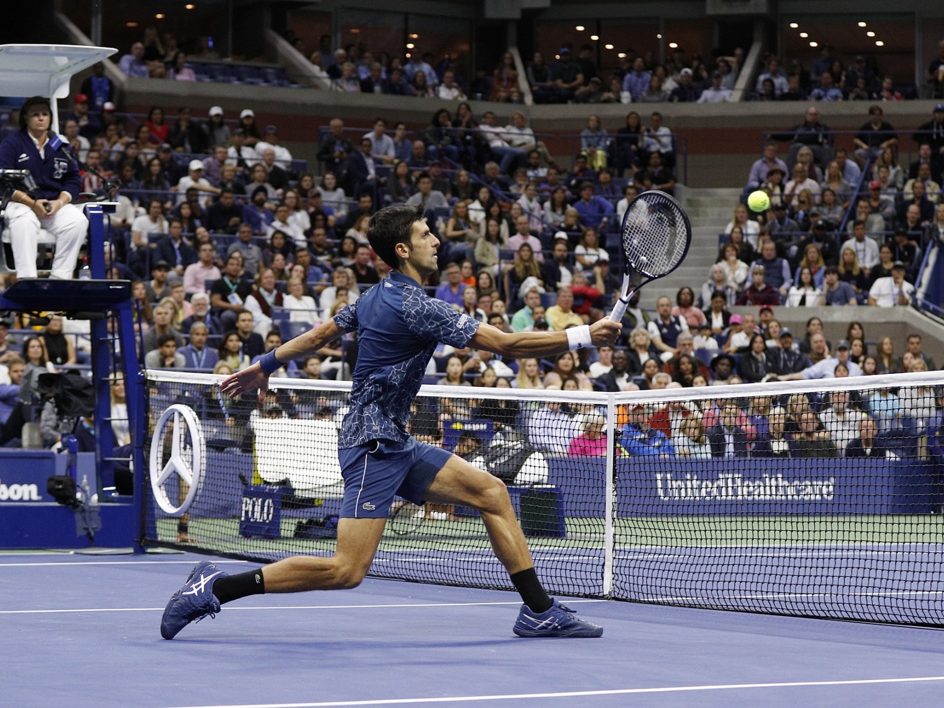 Djokovic won the first set with relative ease as he took it 6-3