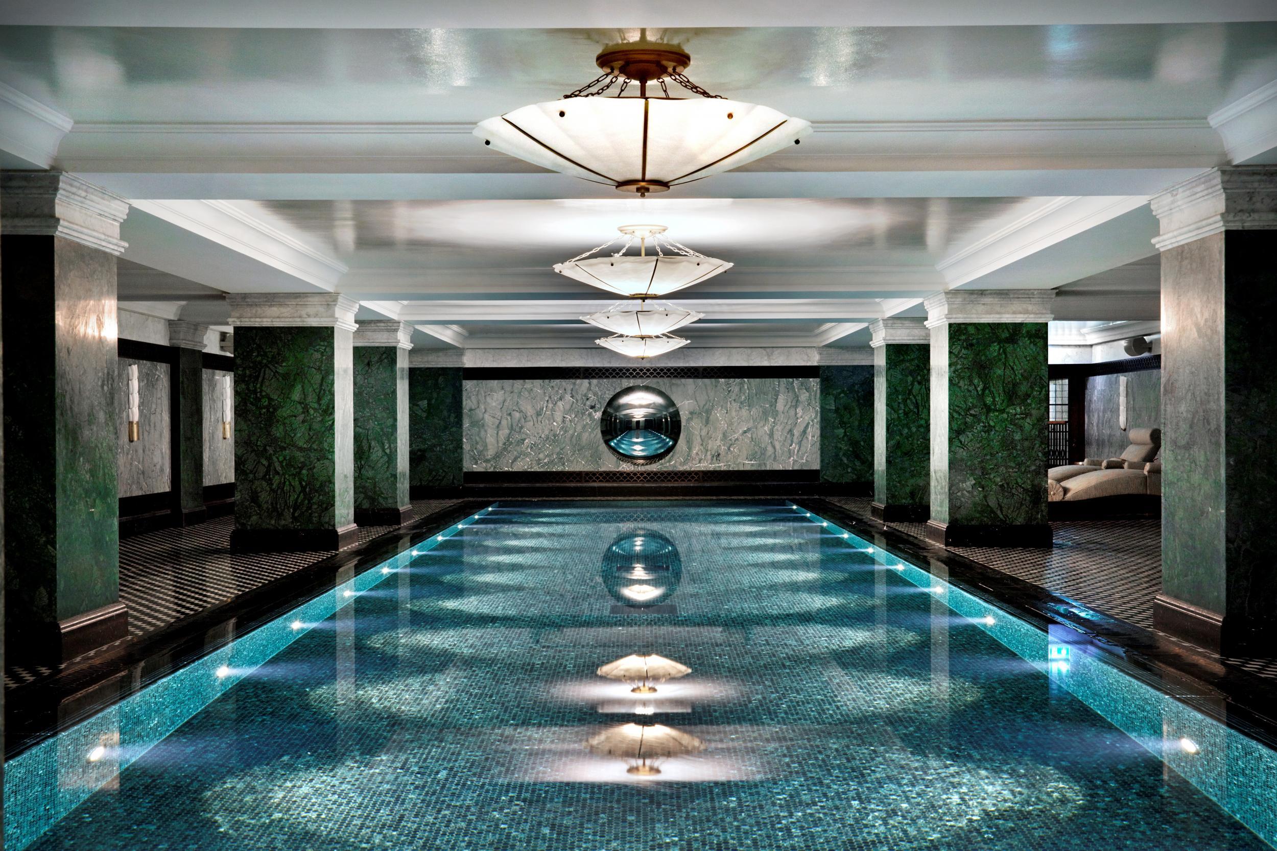 As well as this basement pool, The Ned also has a rooftop pool overlooking St Paul's