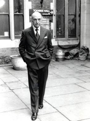 John Profumo found redemption at Toynbee Hall, rising from dishwasher to chairman (Toynbee Hall Archives)