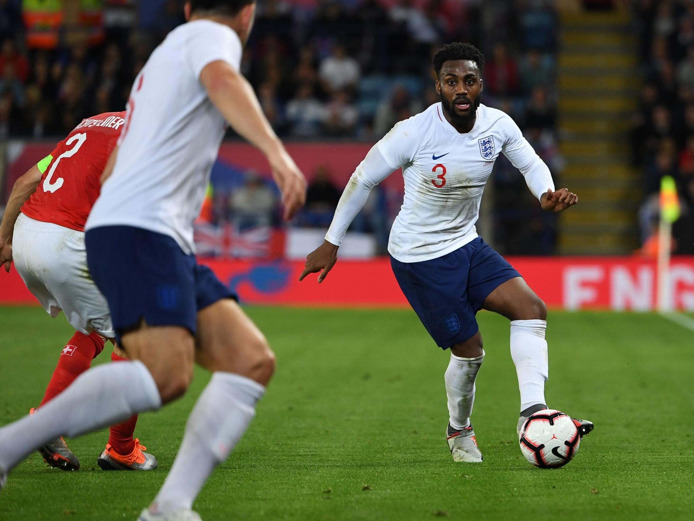 Marcus Rashford celebrates his goal for England