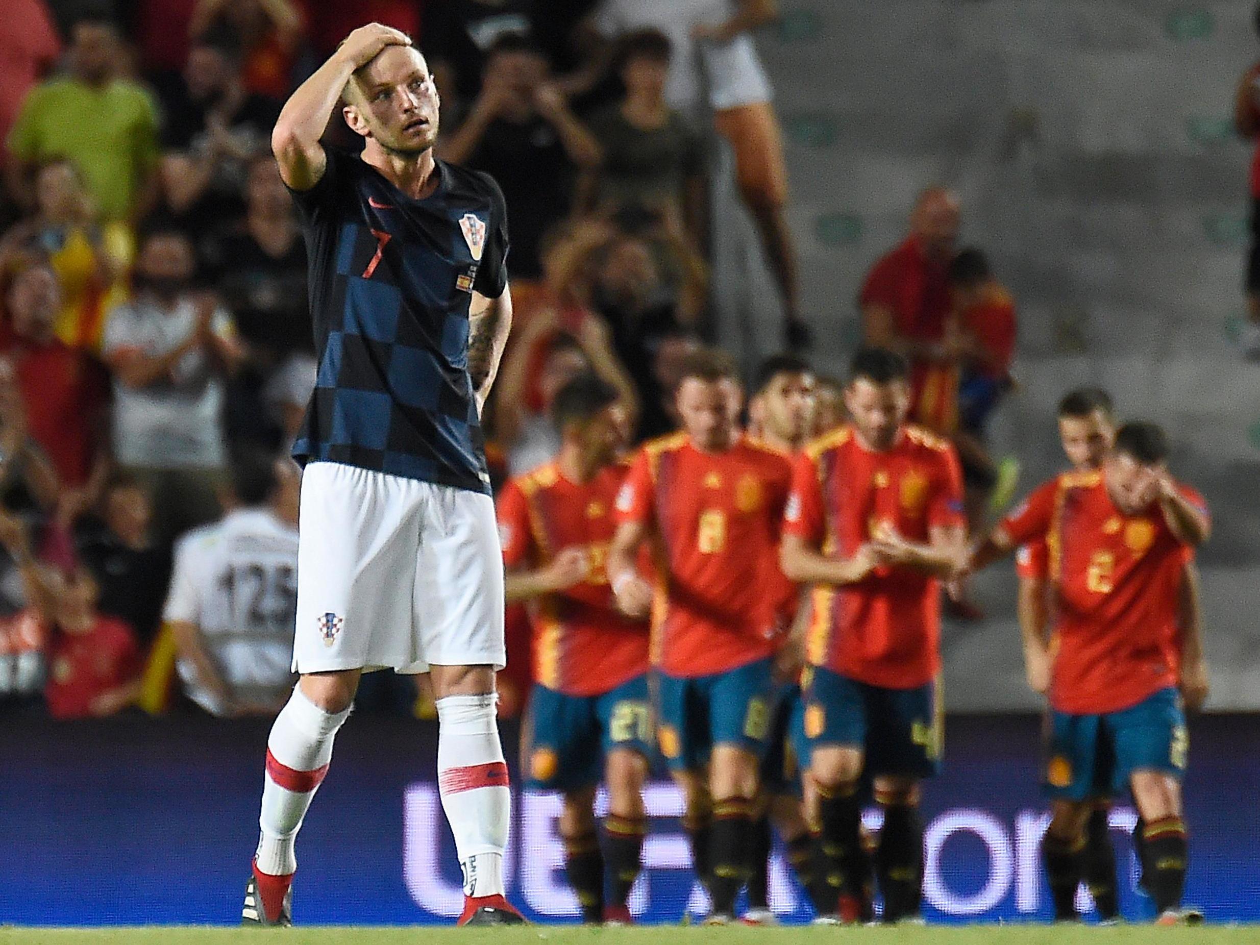 It was a long night for Ivan Rakitic and his Croatian teammates