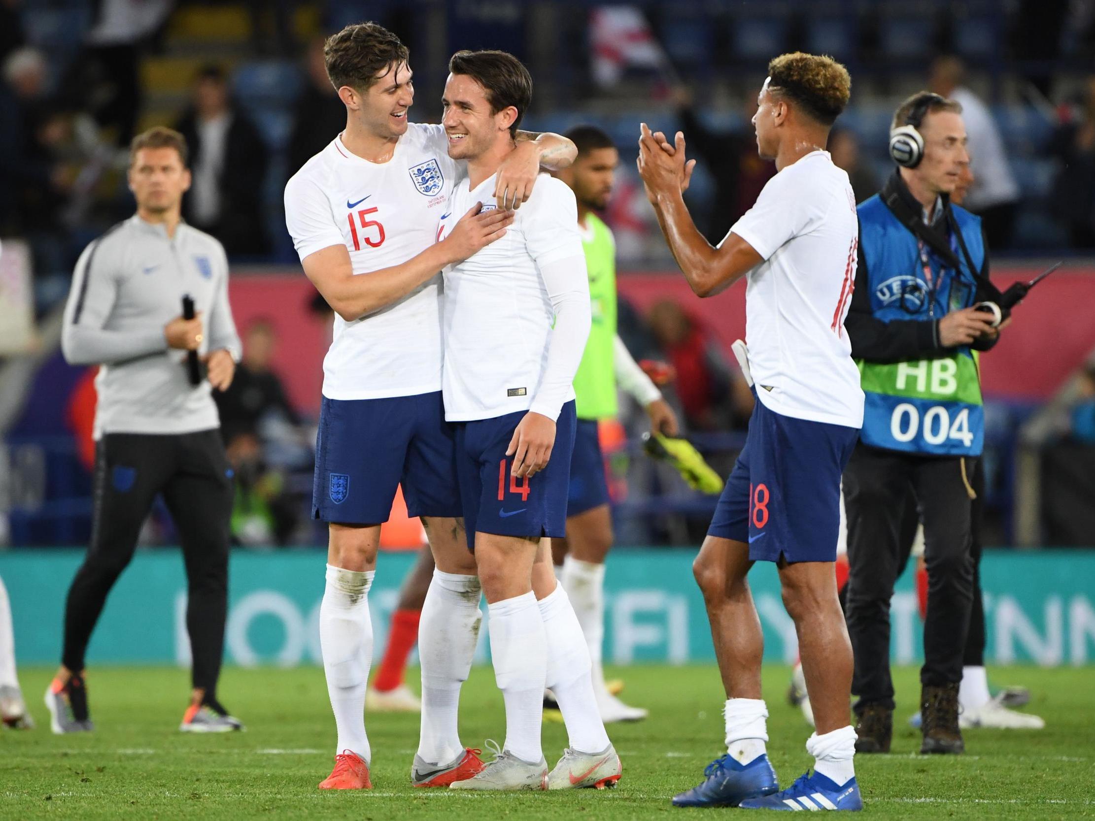 Ben Chilwell made his England debut at his home ground
