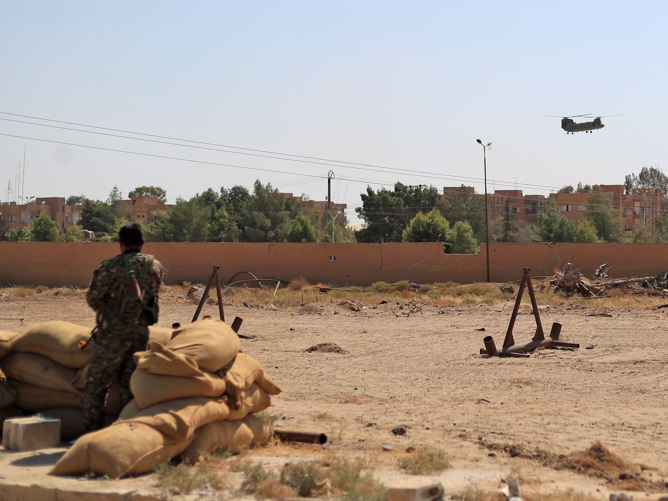 The US-backed Syrian Democratic Forces have launched an assault against a dwindling pocket of territory held by Isis in the town of Hajin in eastern Syria near the border with Iraq