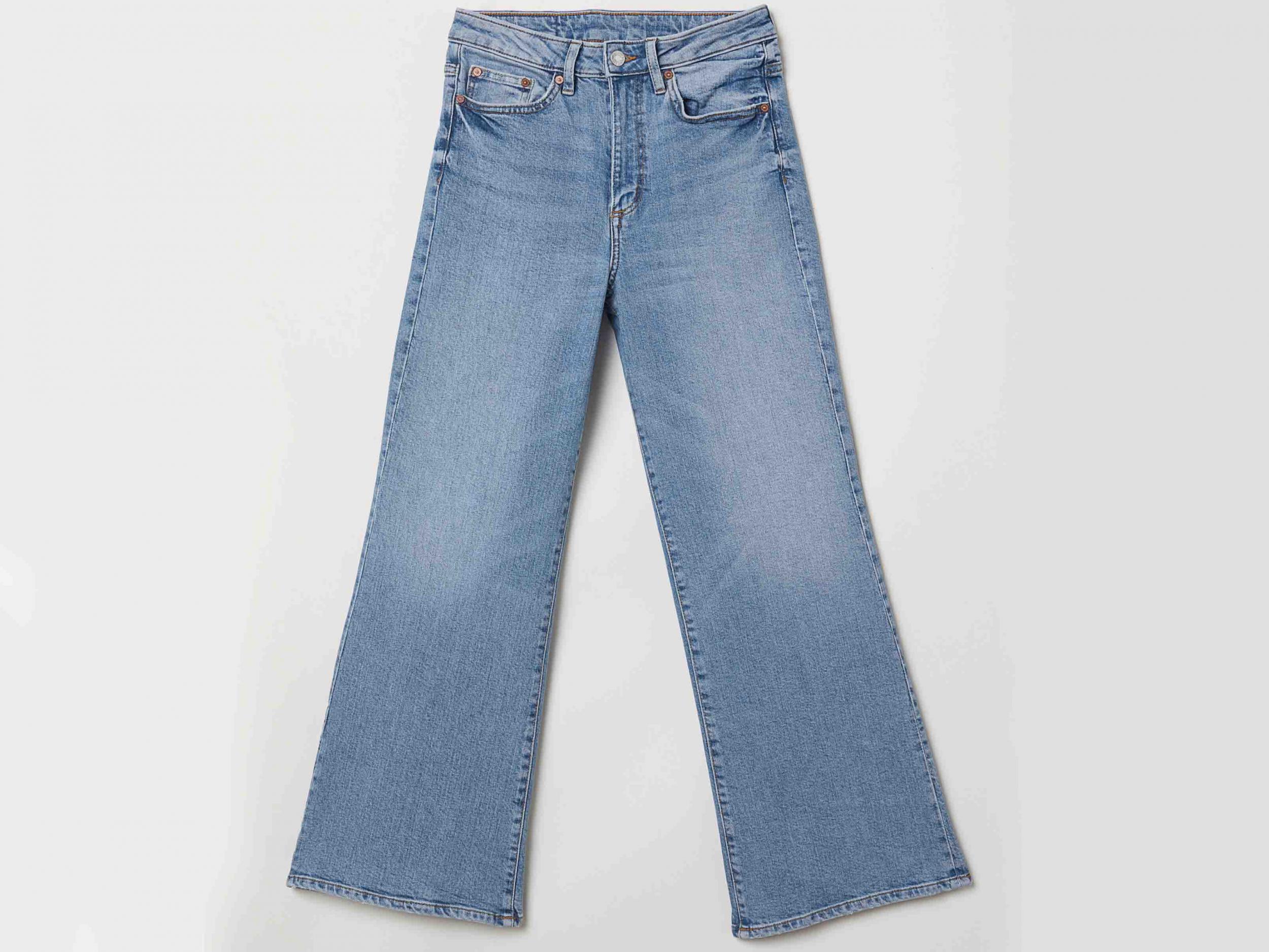 Wide High Ankle Jeans, £24.99, H&amp;M