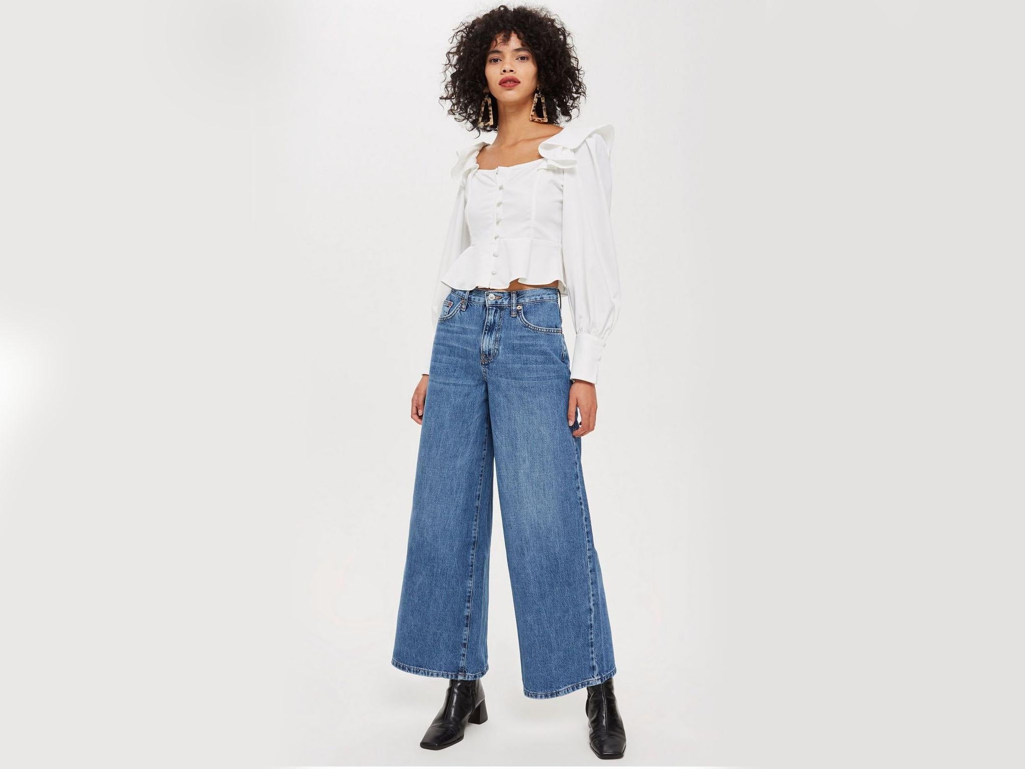 Wide Leg Jeans, £46, Topshop