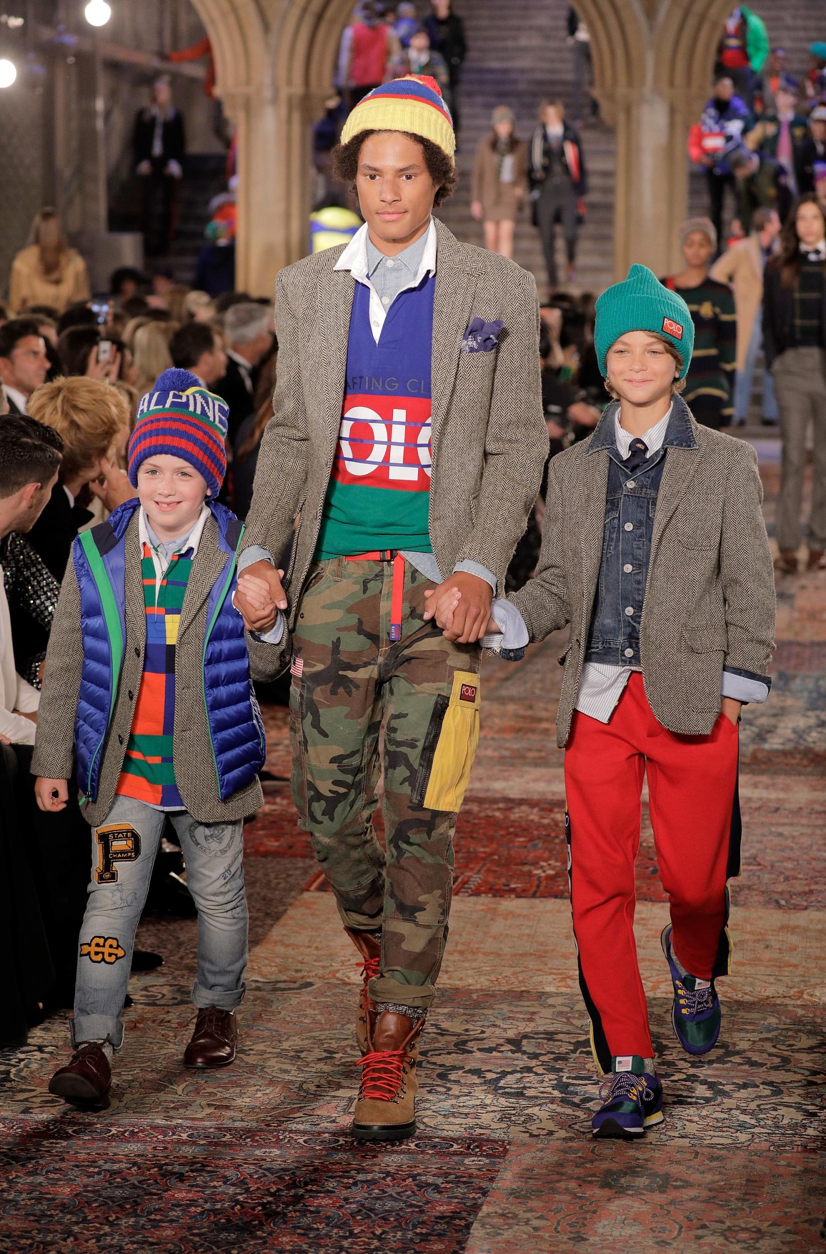 Models of all ages to the Ralph Lauren catwalk