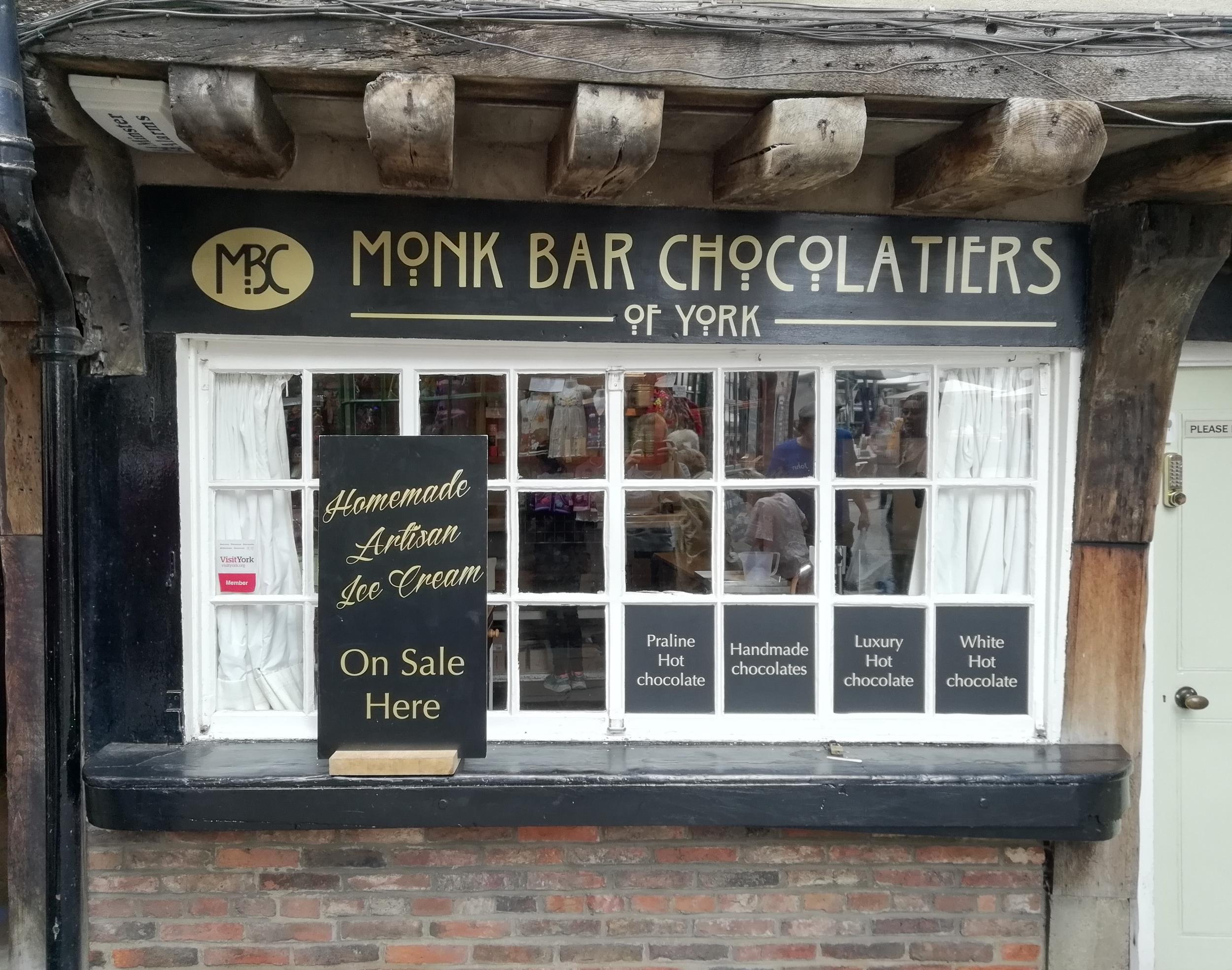 Monk Bar Chocolatiers is another local artisan producer