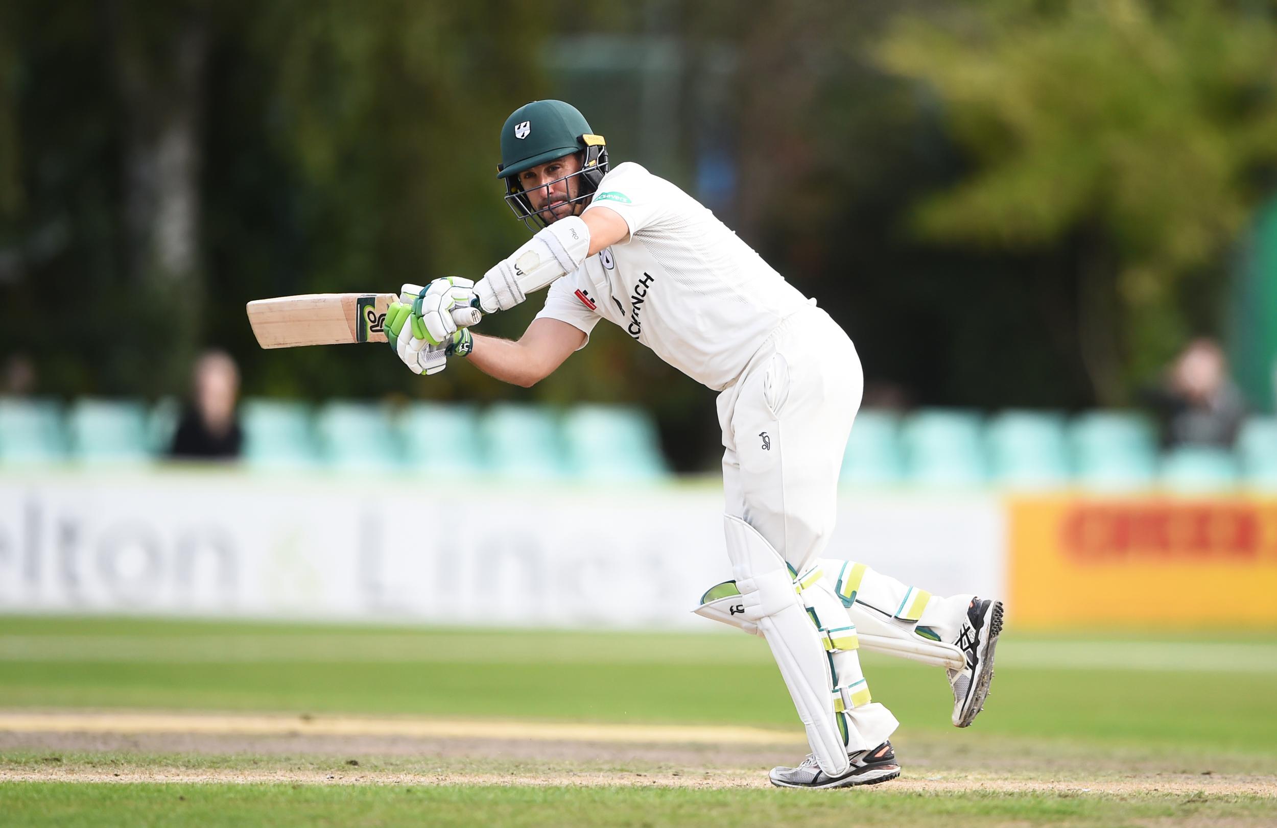 Daryl Mitchell of Worcestershire in action