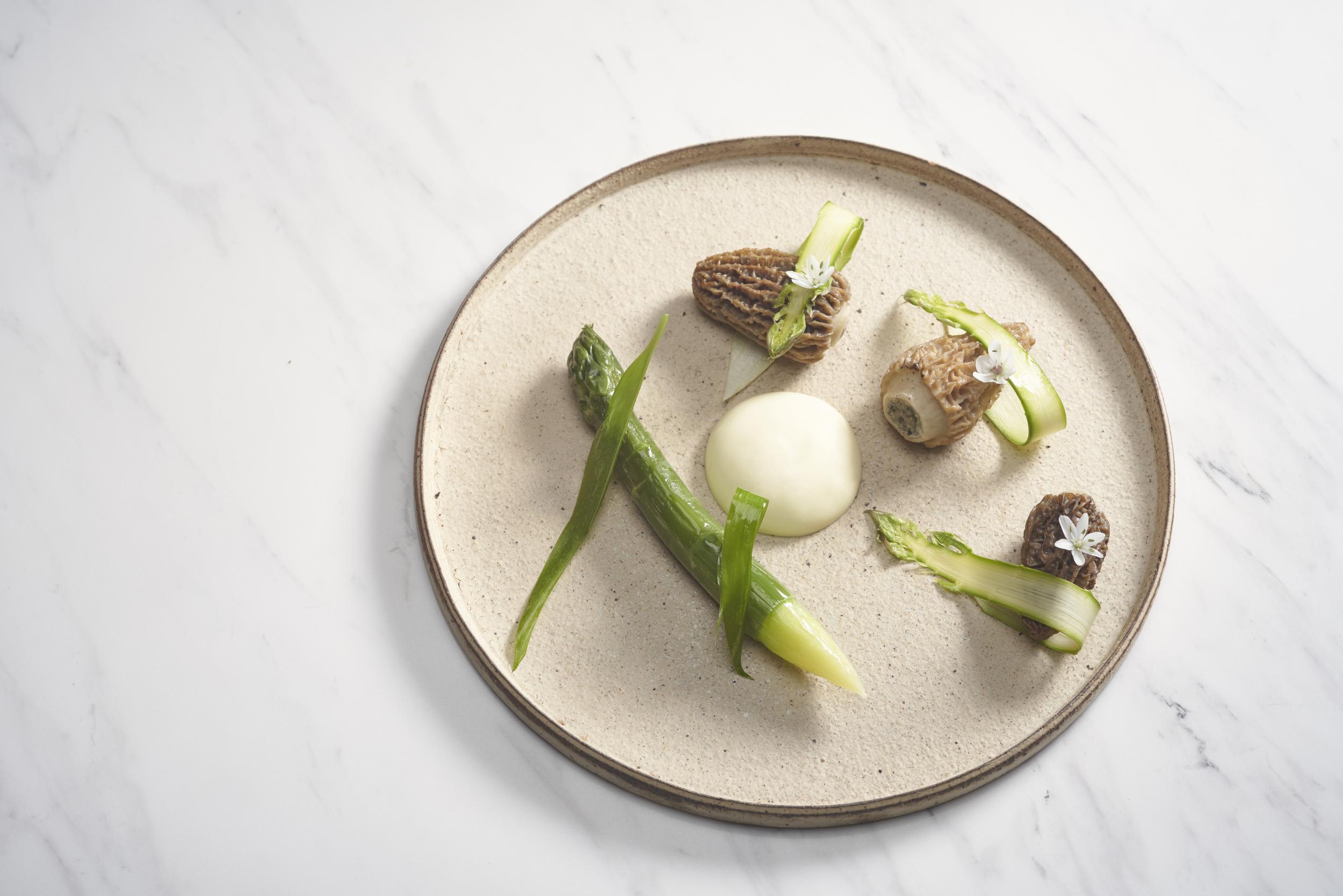 Odette's fancy French asparagus is surprisingly reasonable