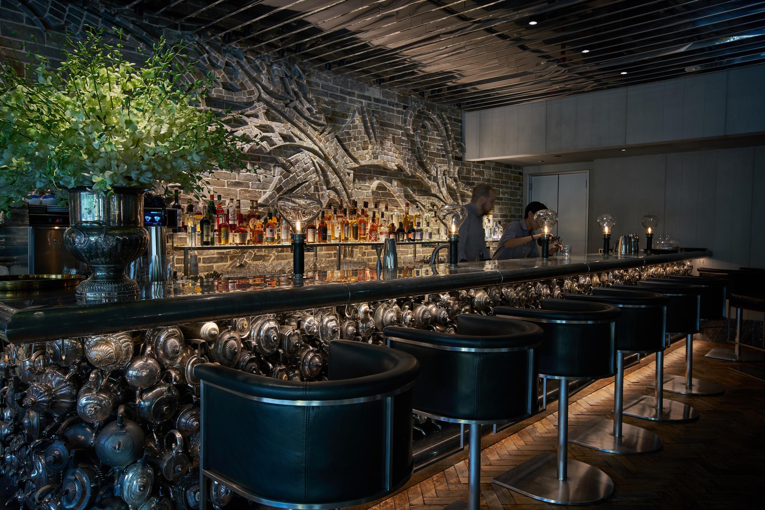 The Teapot Bar at the swaggering 1880 club, found in fast-developing Robertson Quay