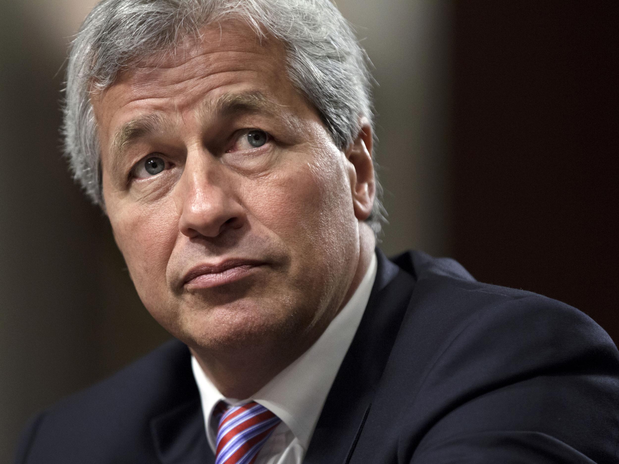 JP Morgan’s stridently anti-reform chief executive, Jamie Dimon, was paid $29.5m in 2017