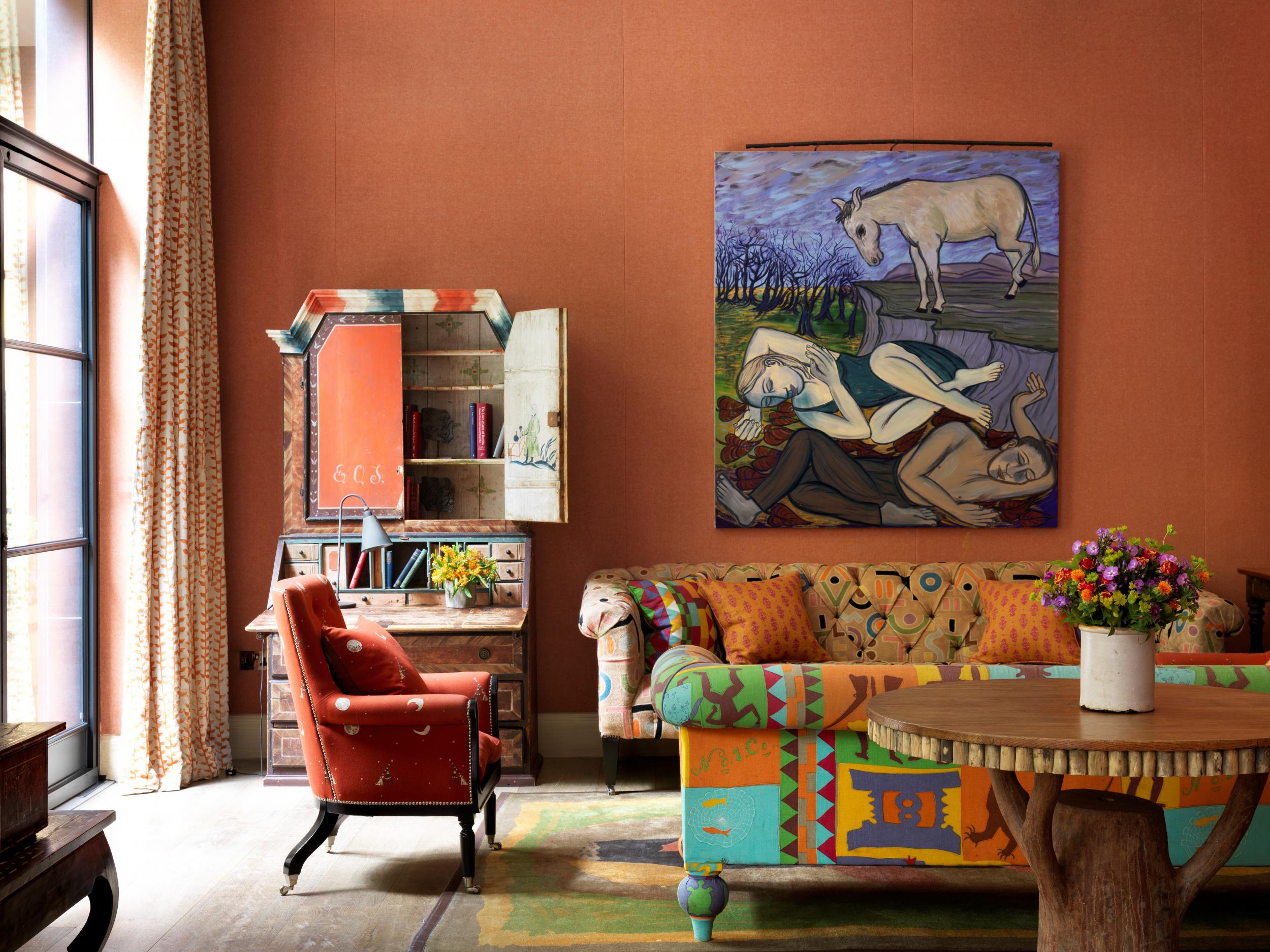 The Drawing Room at Ham Yard hotel in Soho