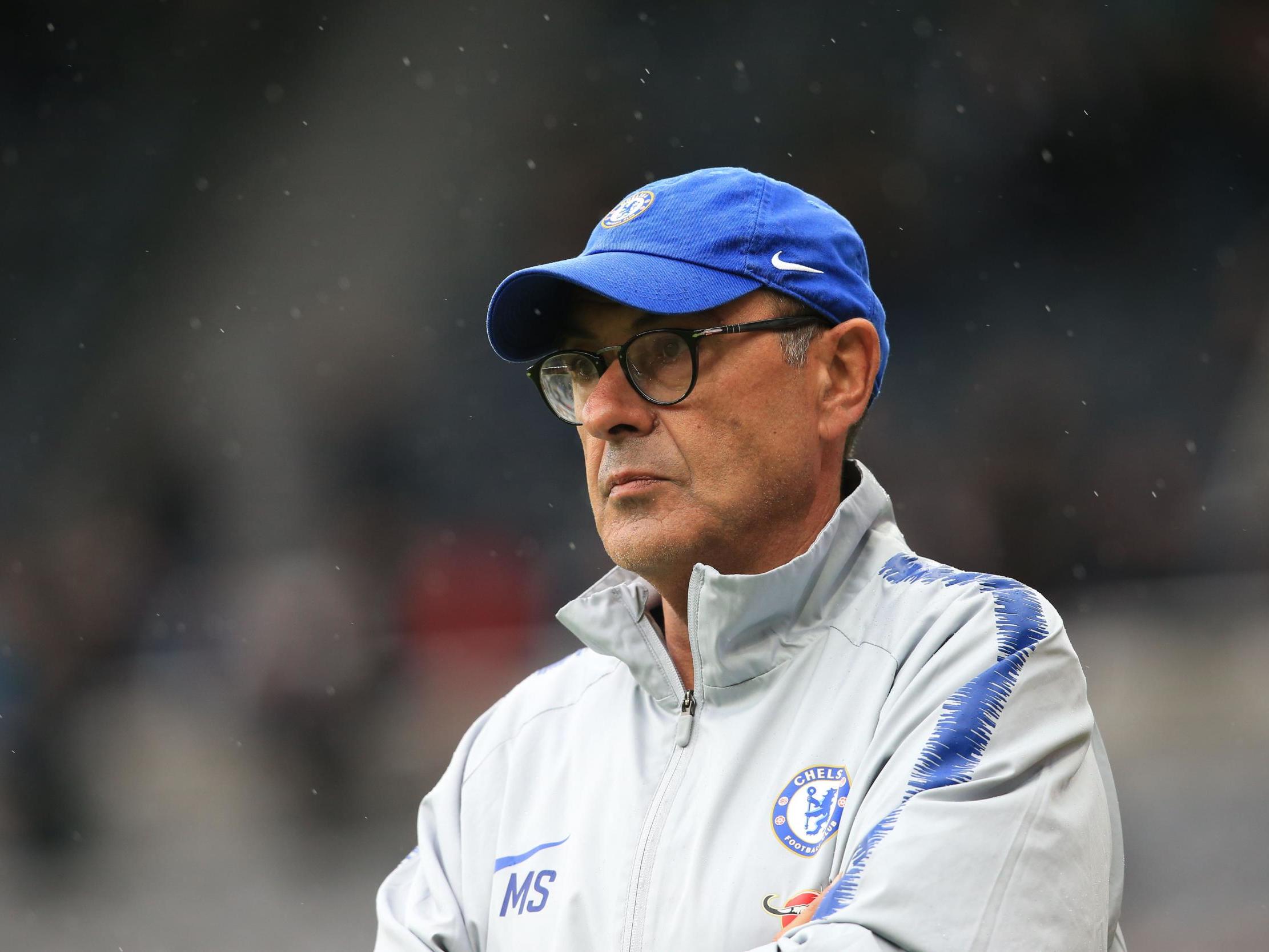 Sarri doesn't yet have Chelsea where he wants them to be