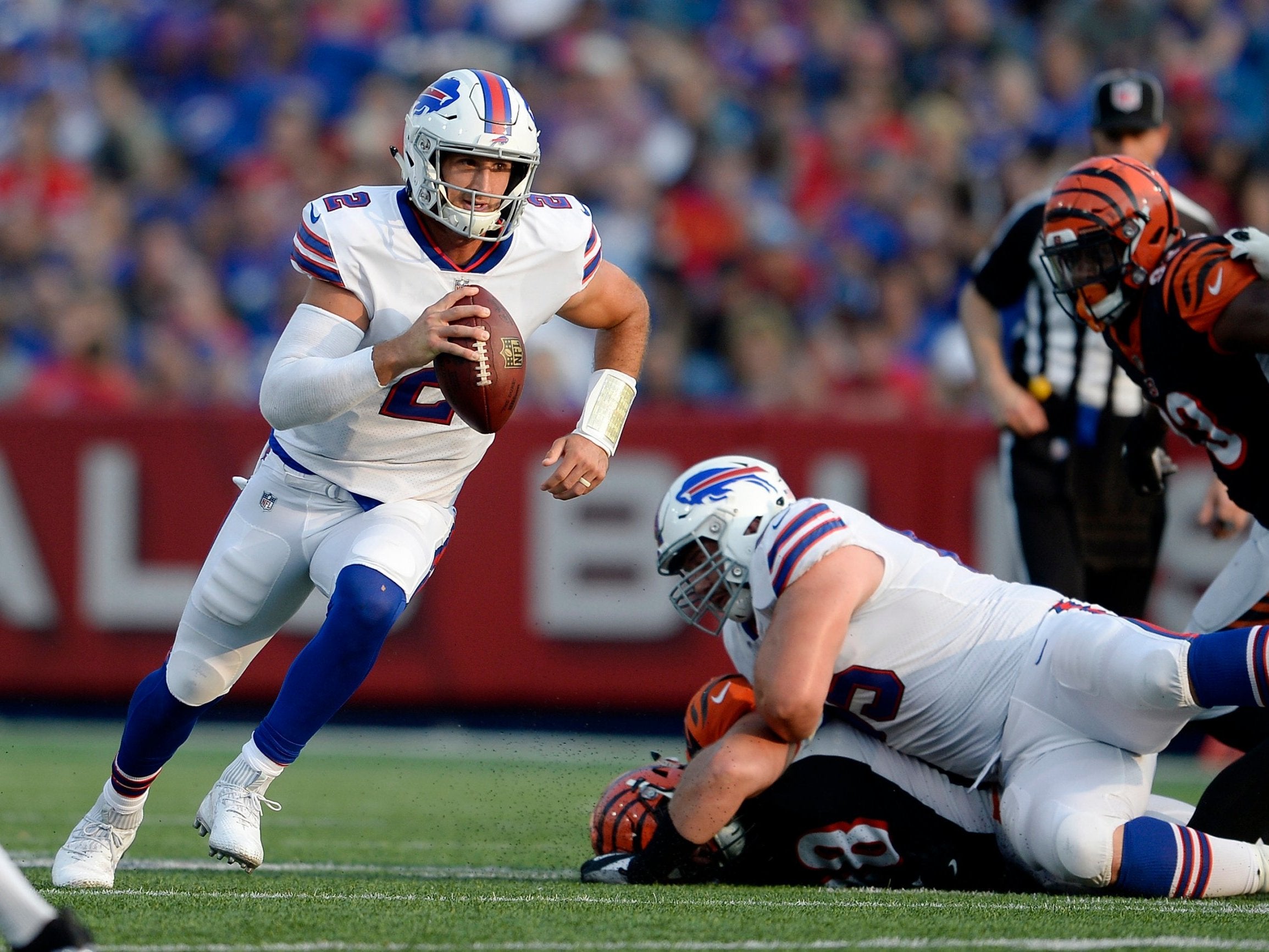 Peterman had pre-season to prove himself but was yanked after just two quarters of the regular season