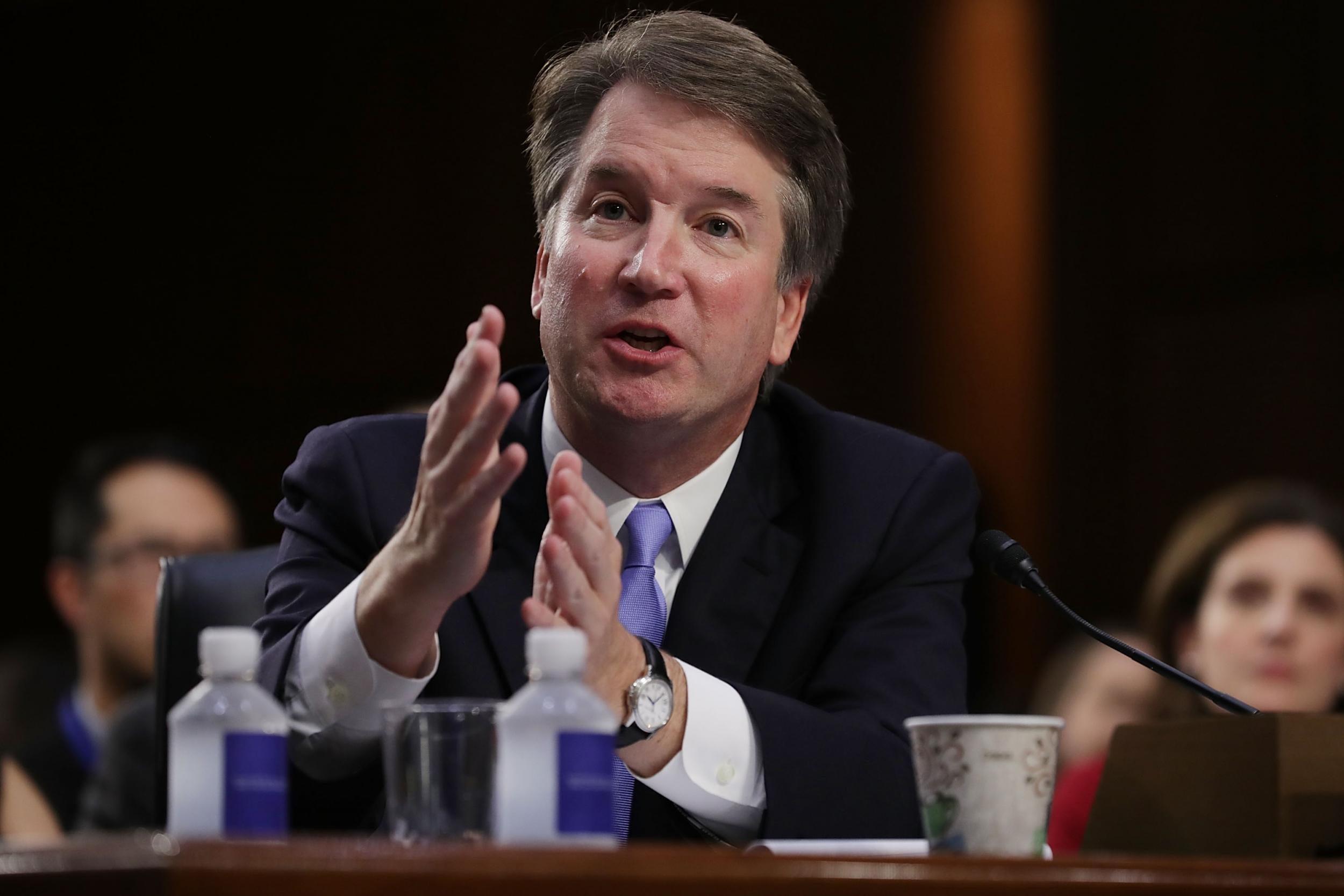 Supreme Court nominee Judge Brett Kavanaugh testifies before the Senate Judiciary Committee