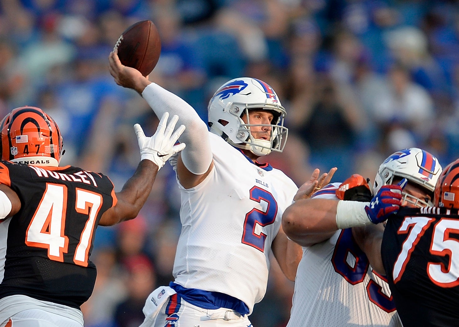 Peterman looked okay in pre-season - against second-string players executing vanilla schemes