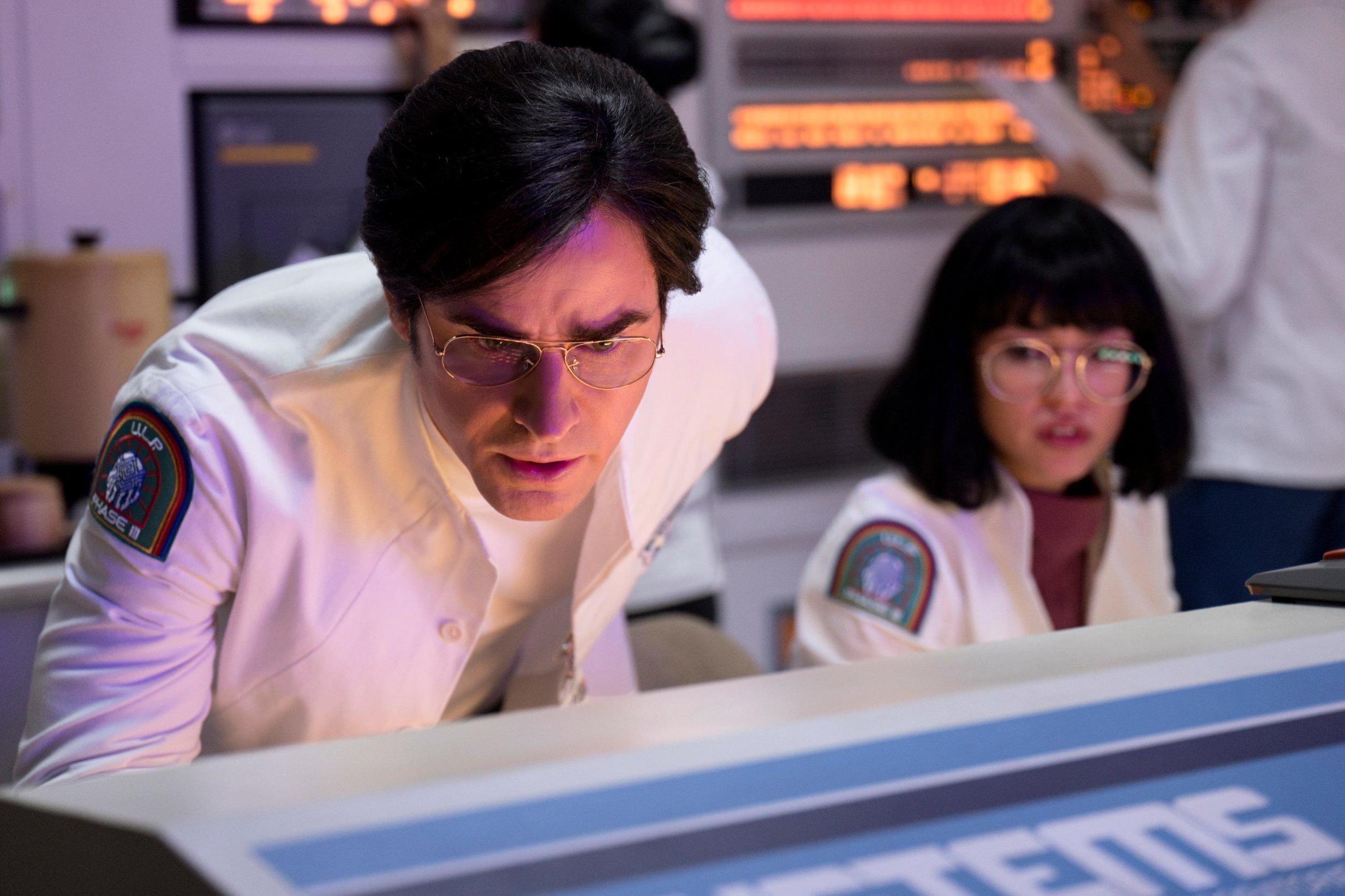 Justin Theroux and Sonoya Mizuno in Netflix’s Maniac (Michele K Short / Netflix)