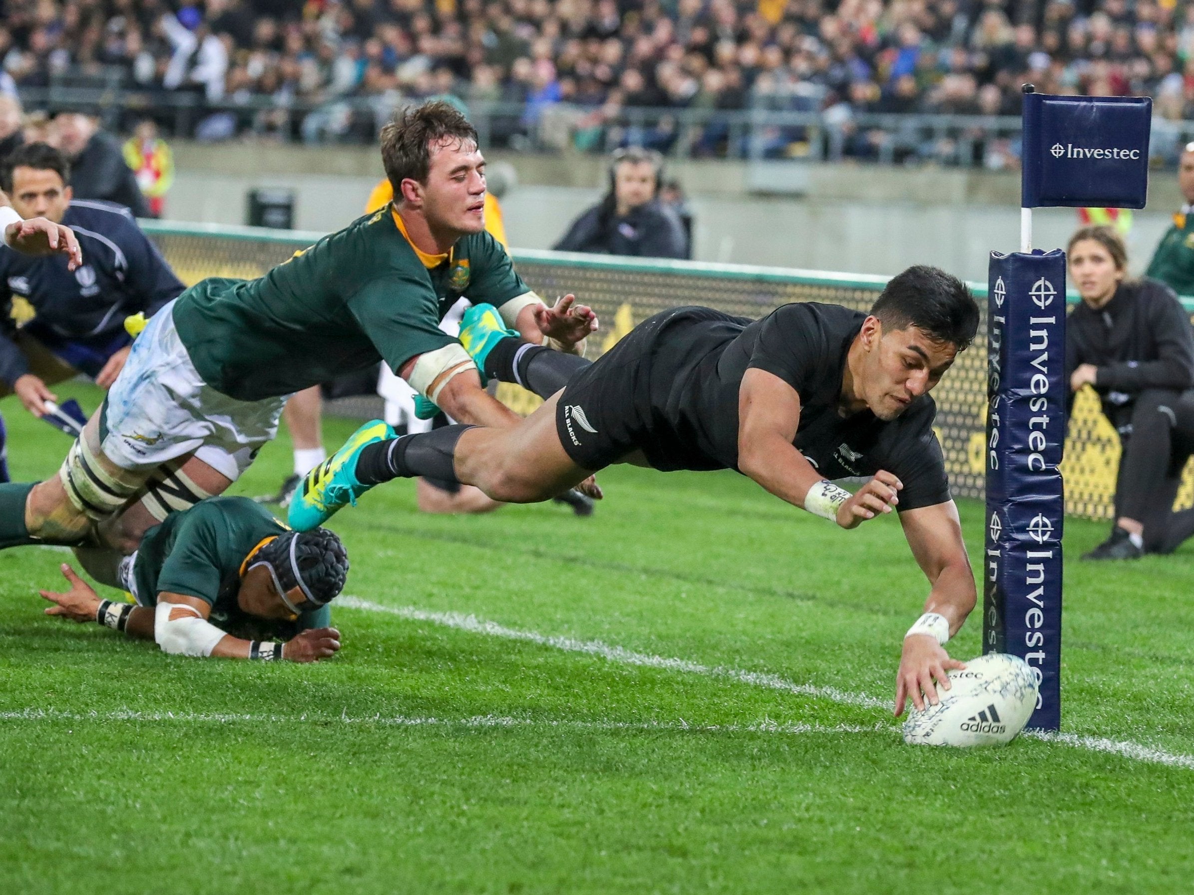 Rieko Ioane scored to excellent finishes despite the defeat