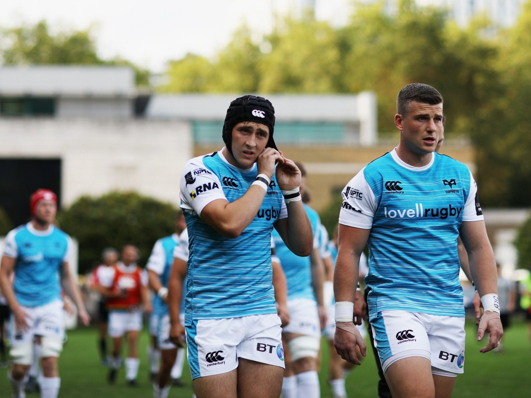 The Ospreys have been wearing the microchips in a trial