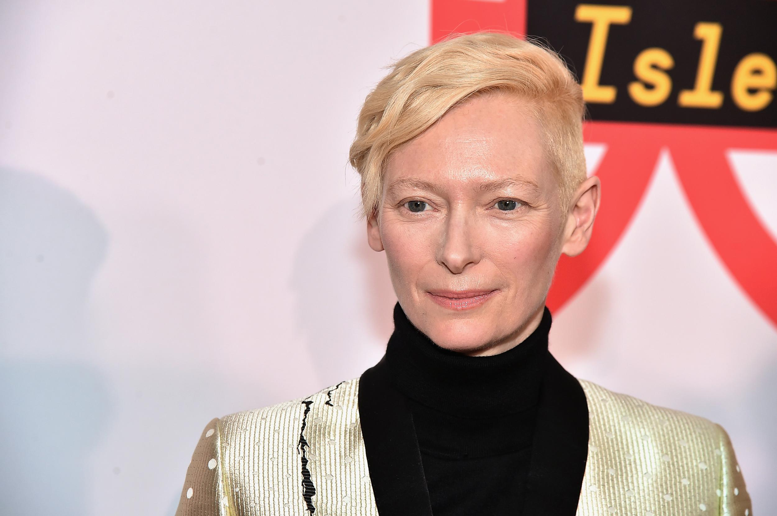 Actress Tilda Swinton has revealed her and her husband are polyamorous