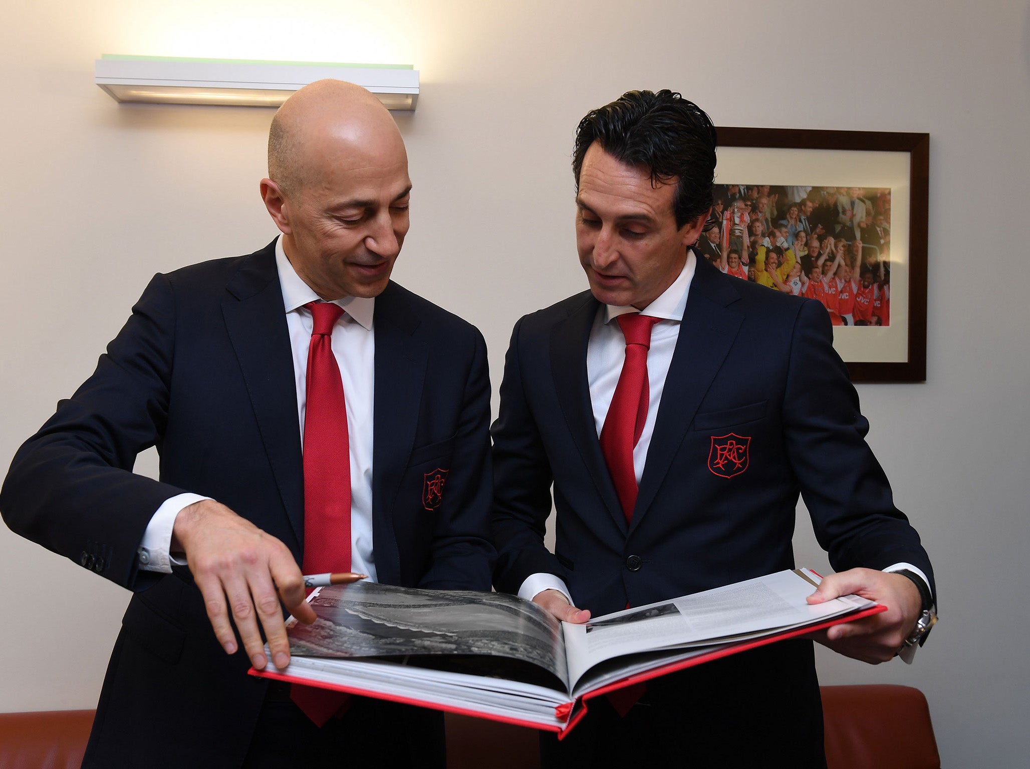 Gazidis oversaw the appointment of Unai Emery