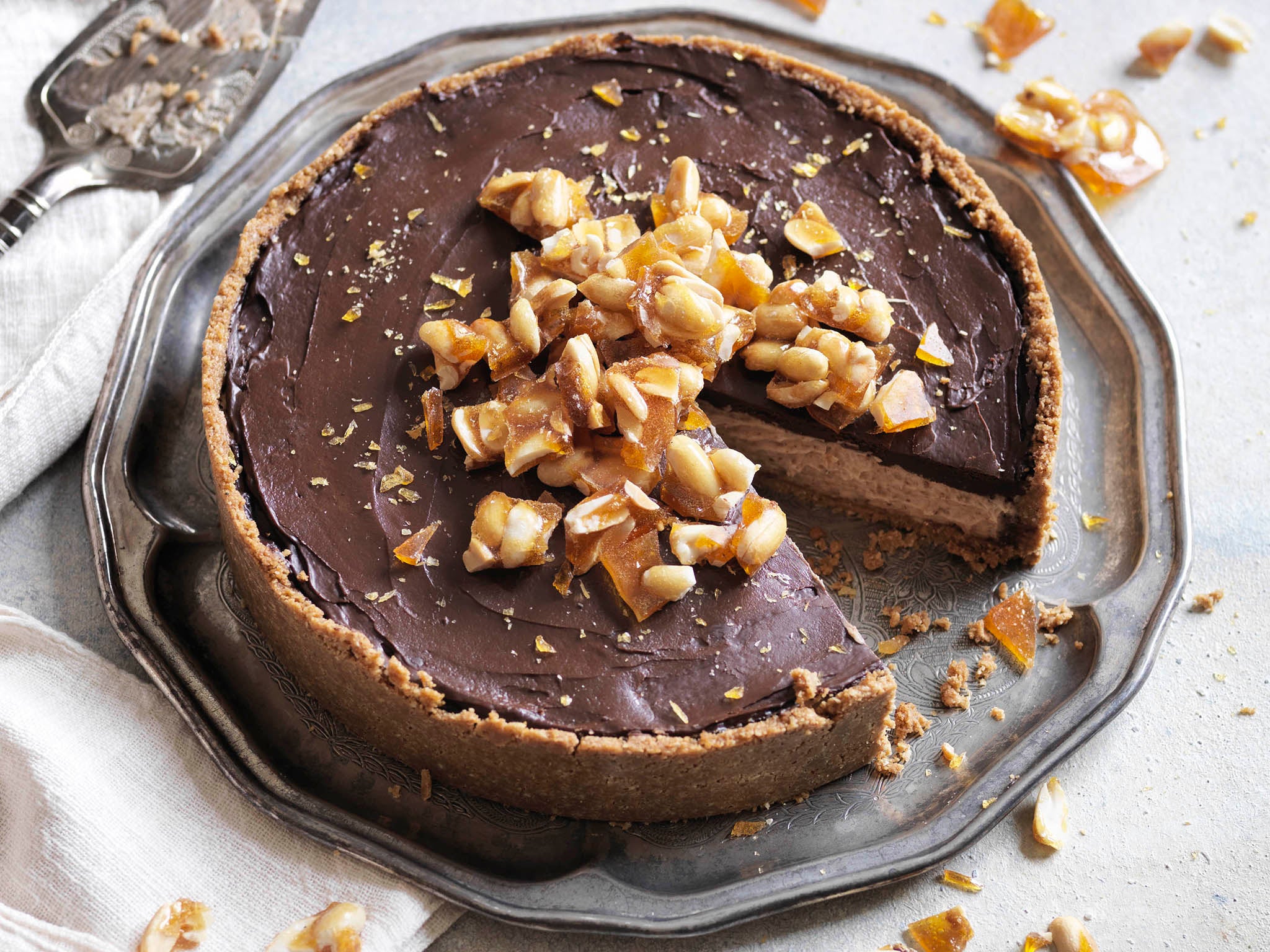 The peanut butter cheesecake is not for those looking to diet