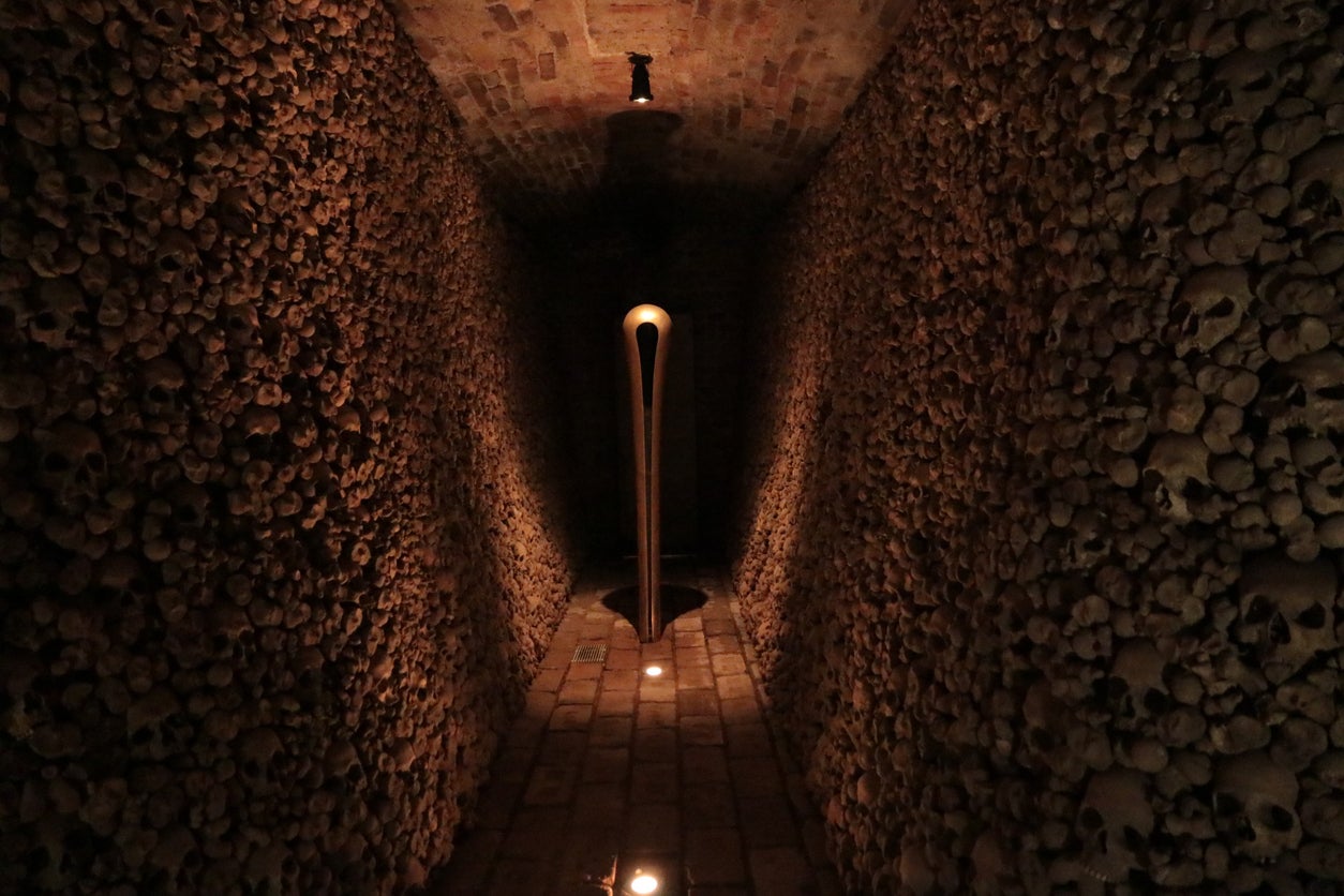 The ossuary of St James is well worth a visit