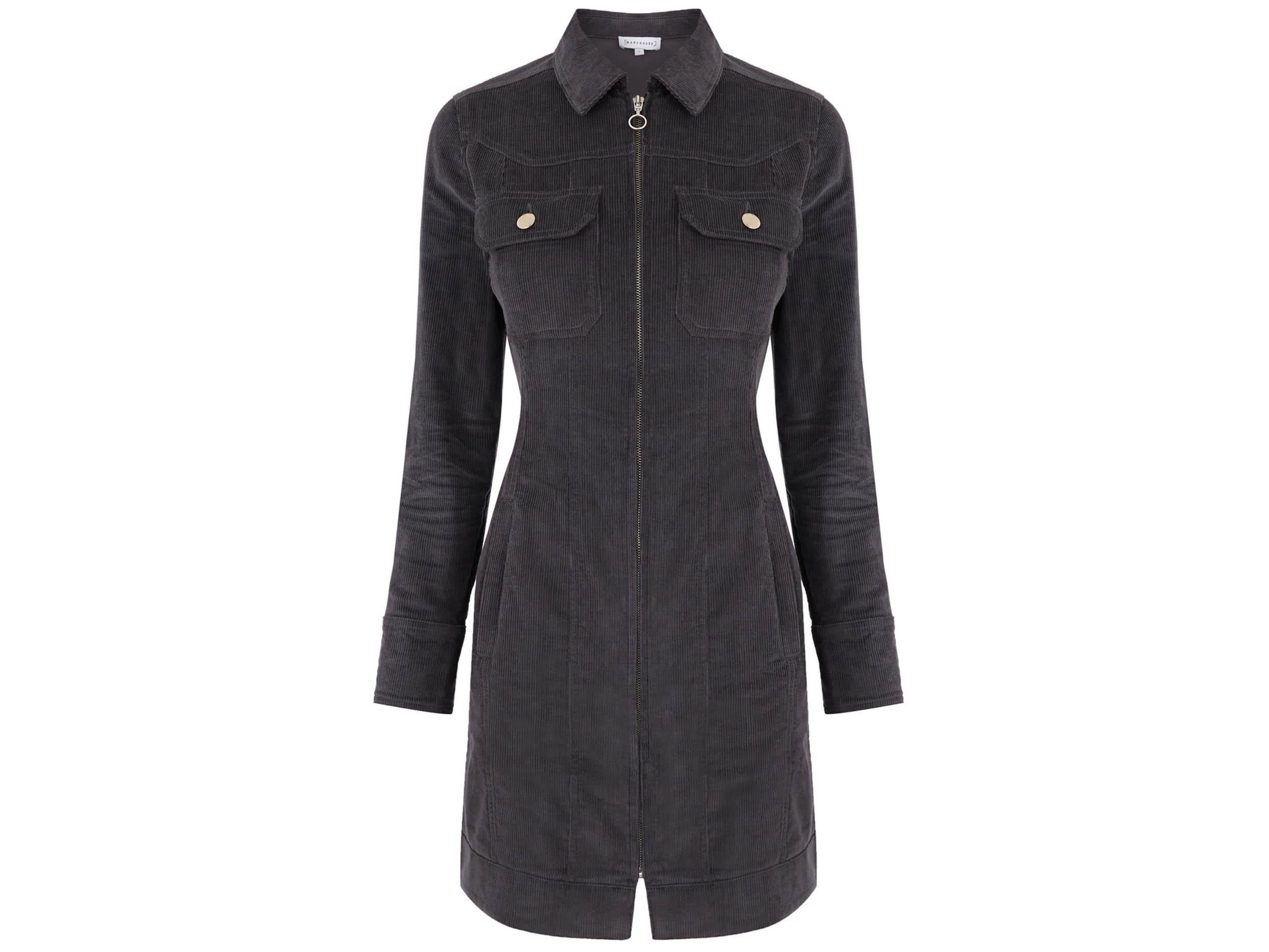 Cord Western Dress, £59, Warehouse