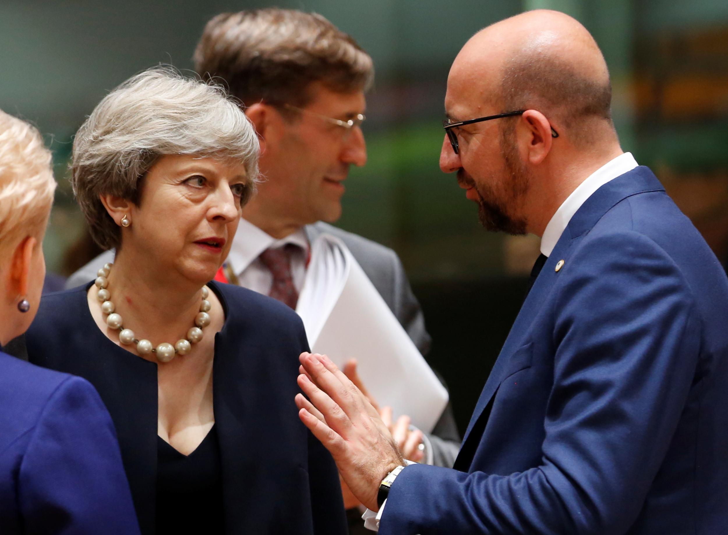 Theresa May and Charles Michel will meet in Salzburg