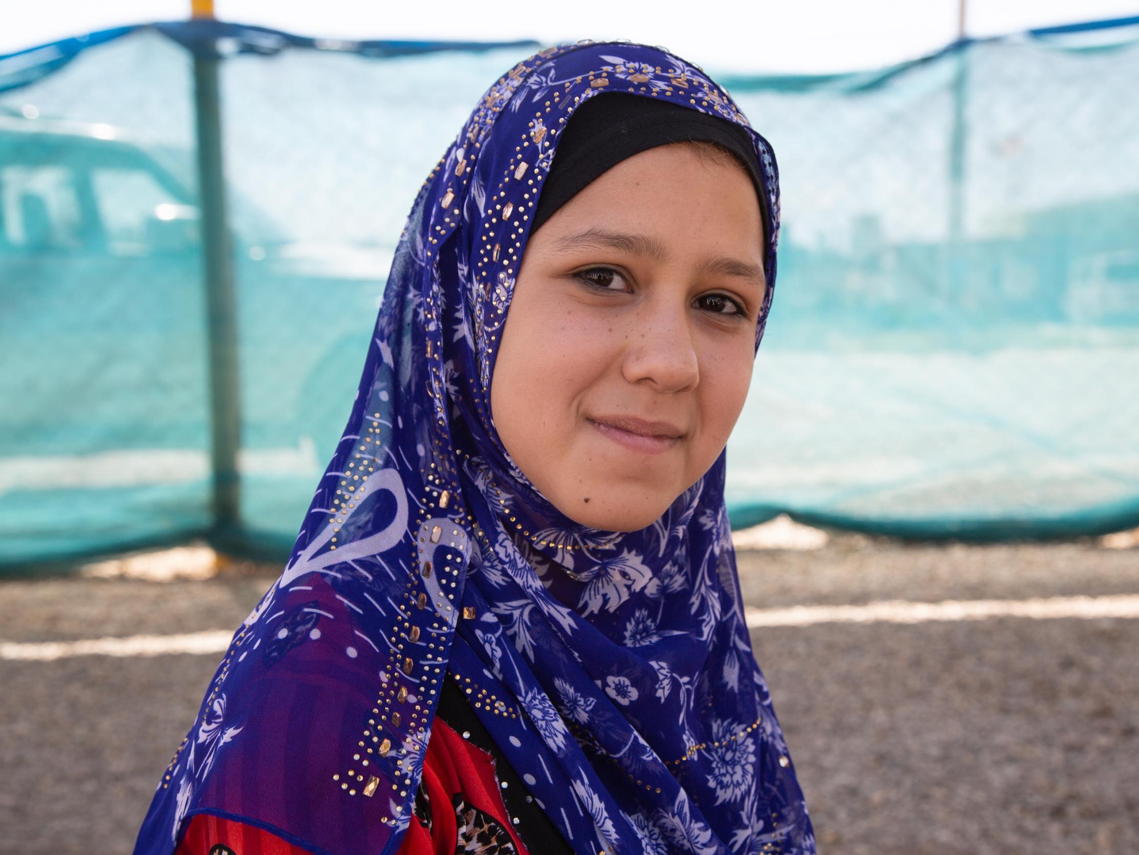 Eman, 13, says she wants to become a lawyer to fight injustice in her country after witnessing horrors living under Isis in Mosul