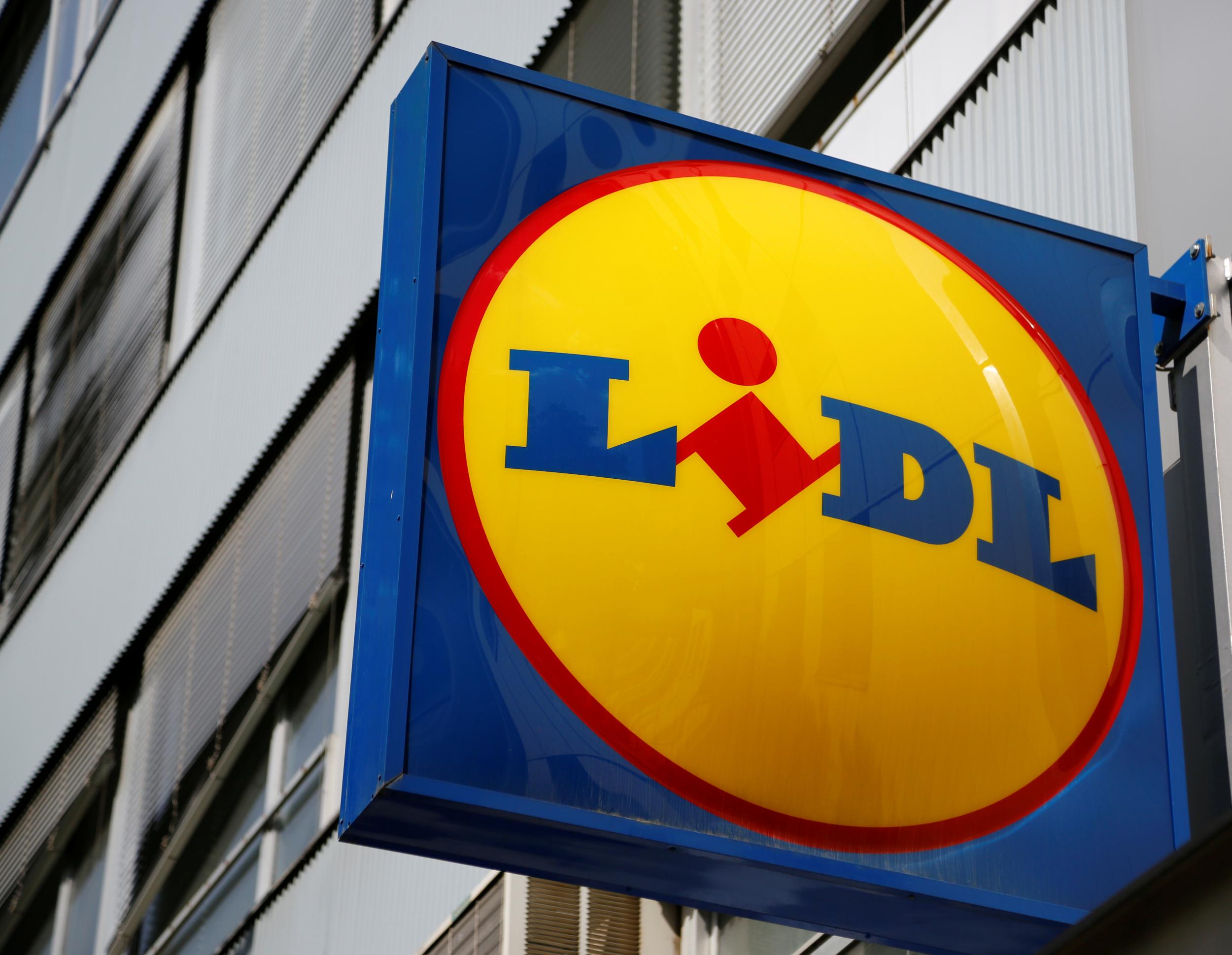 Lidl supermarket sign