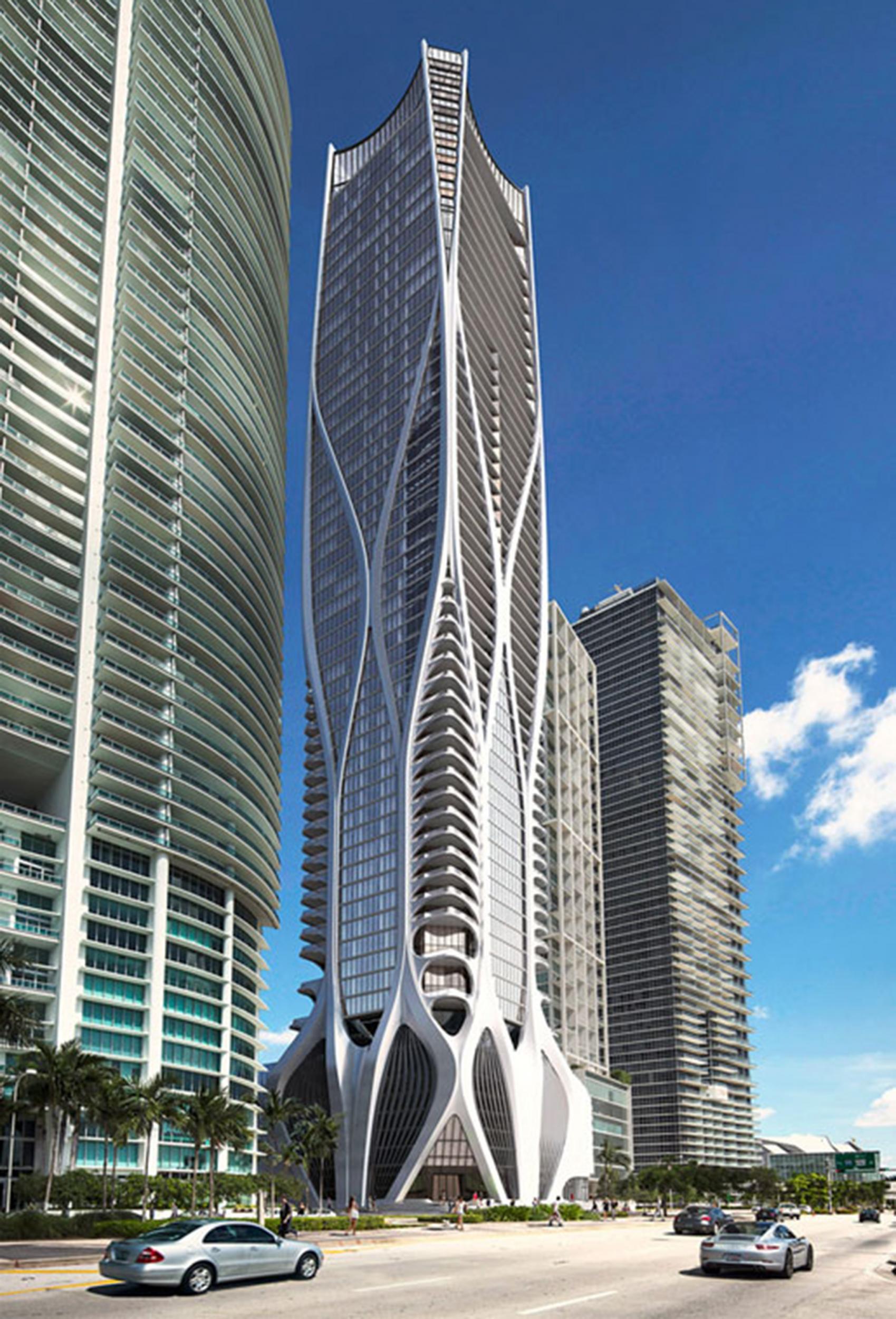 Miami’s One Thousand Museum tower is due to finish construction at the end of this year