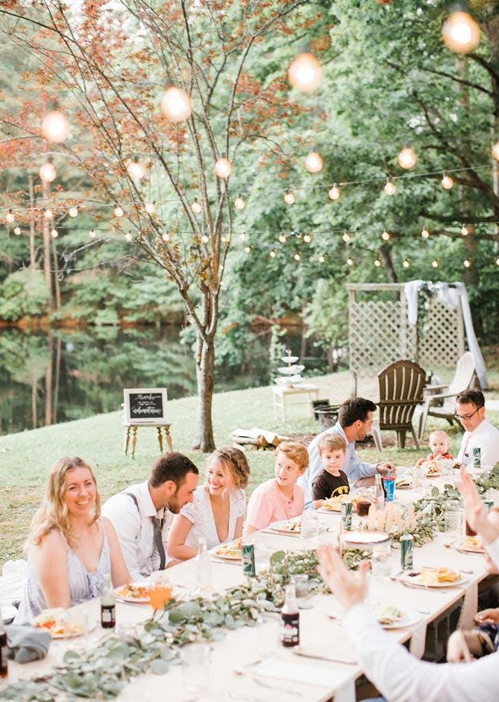 The couple catered with Mexican food (Danielle Riley Photography)