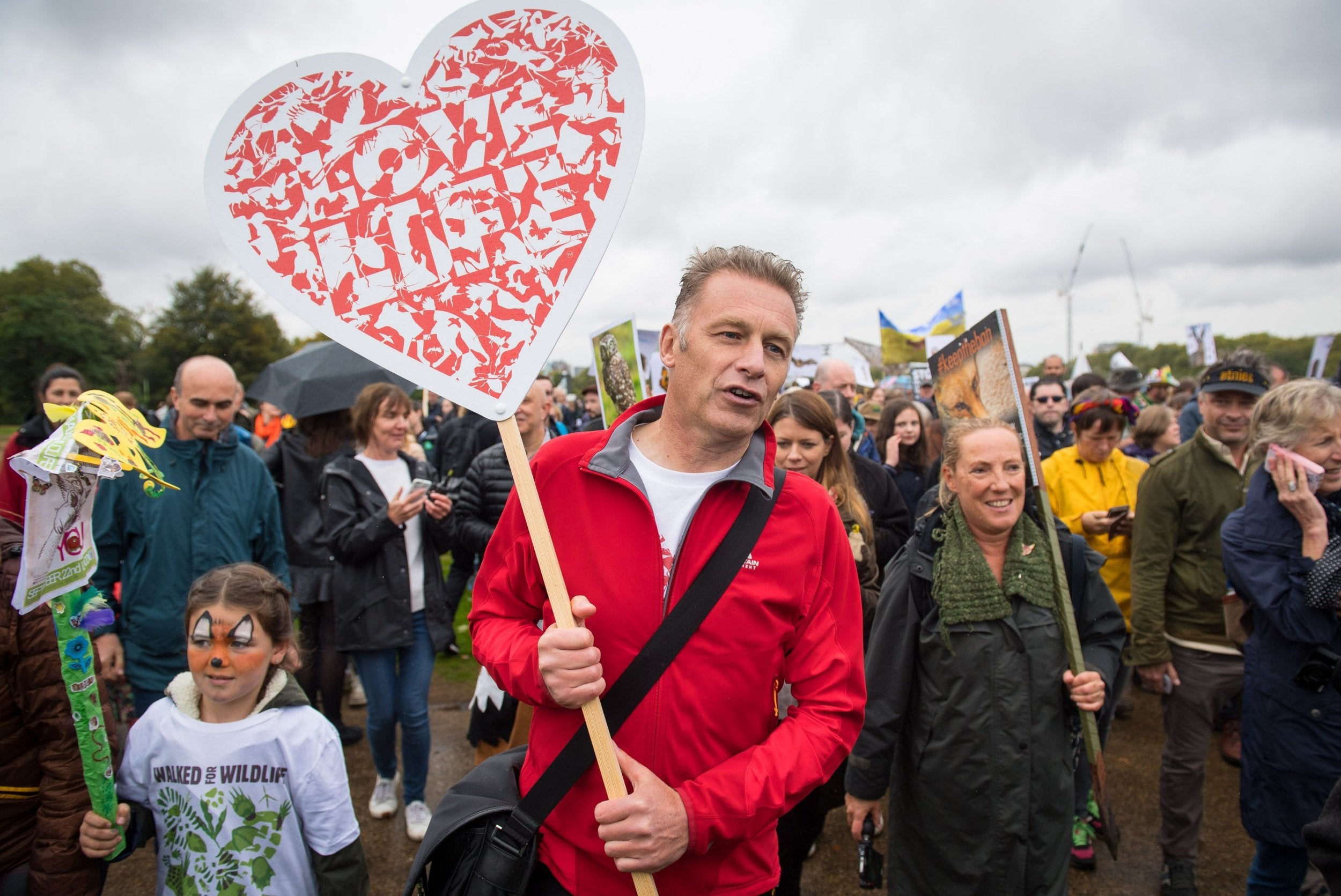 TV naturalist Chris Packham was behind the event, which he hopes will demonstrate young people’s enthusiasm for nature