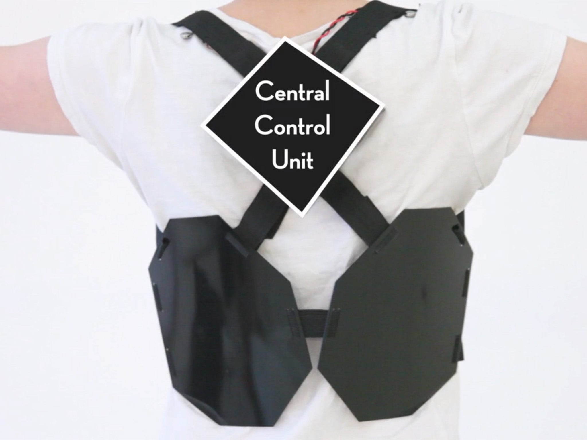 The immersive vest designed by MIT uses vibrations to influence heart rate and temperature