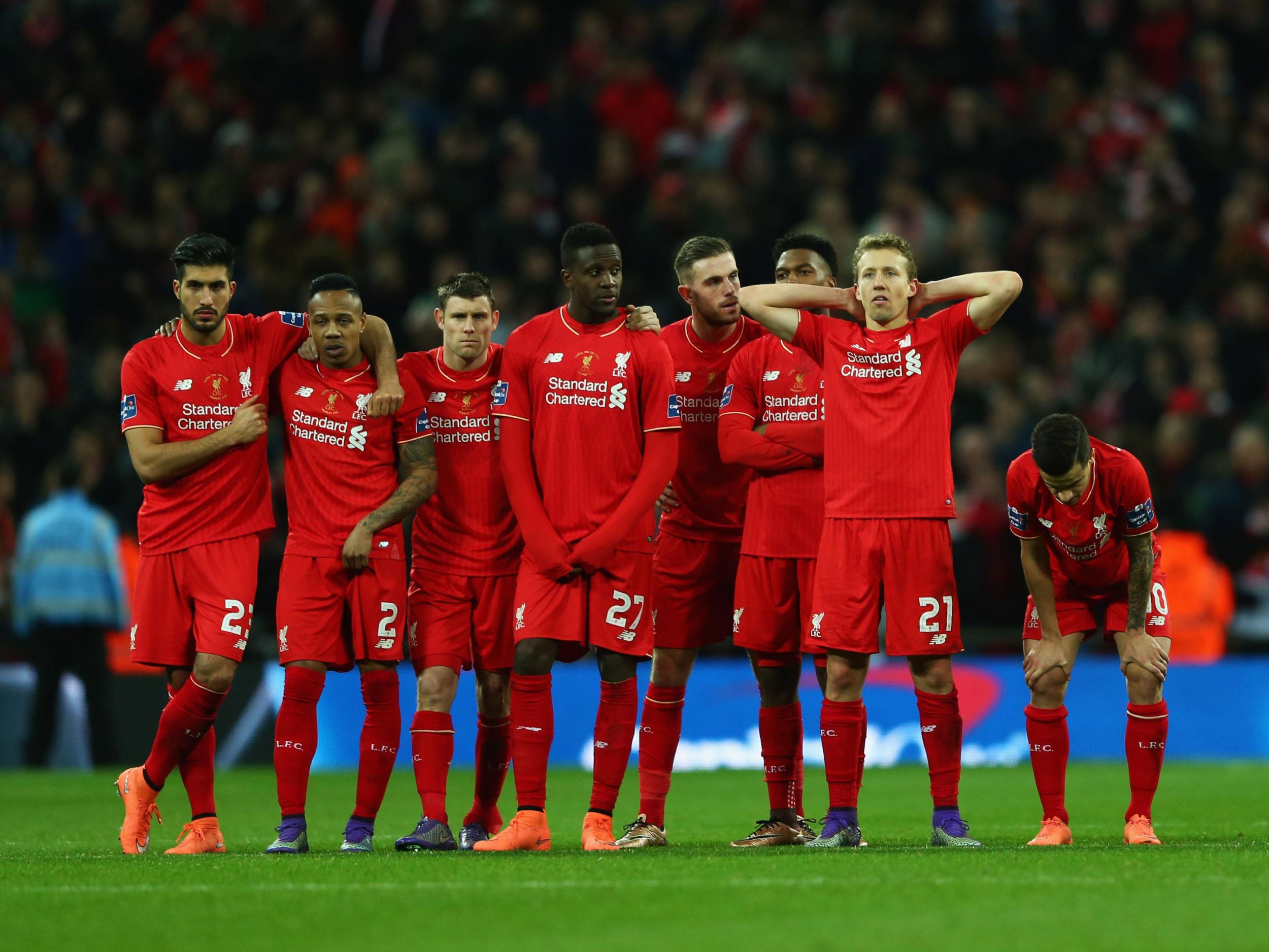 Liverpool lost the 2016 EFL Cup final to City