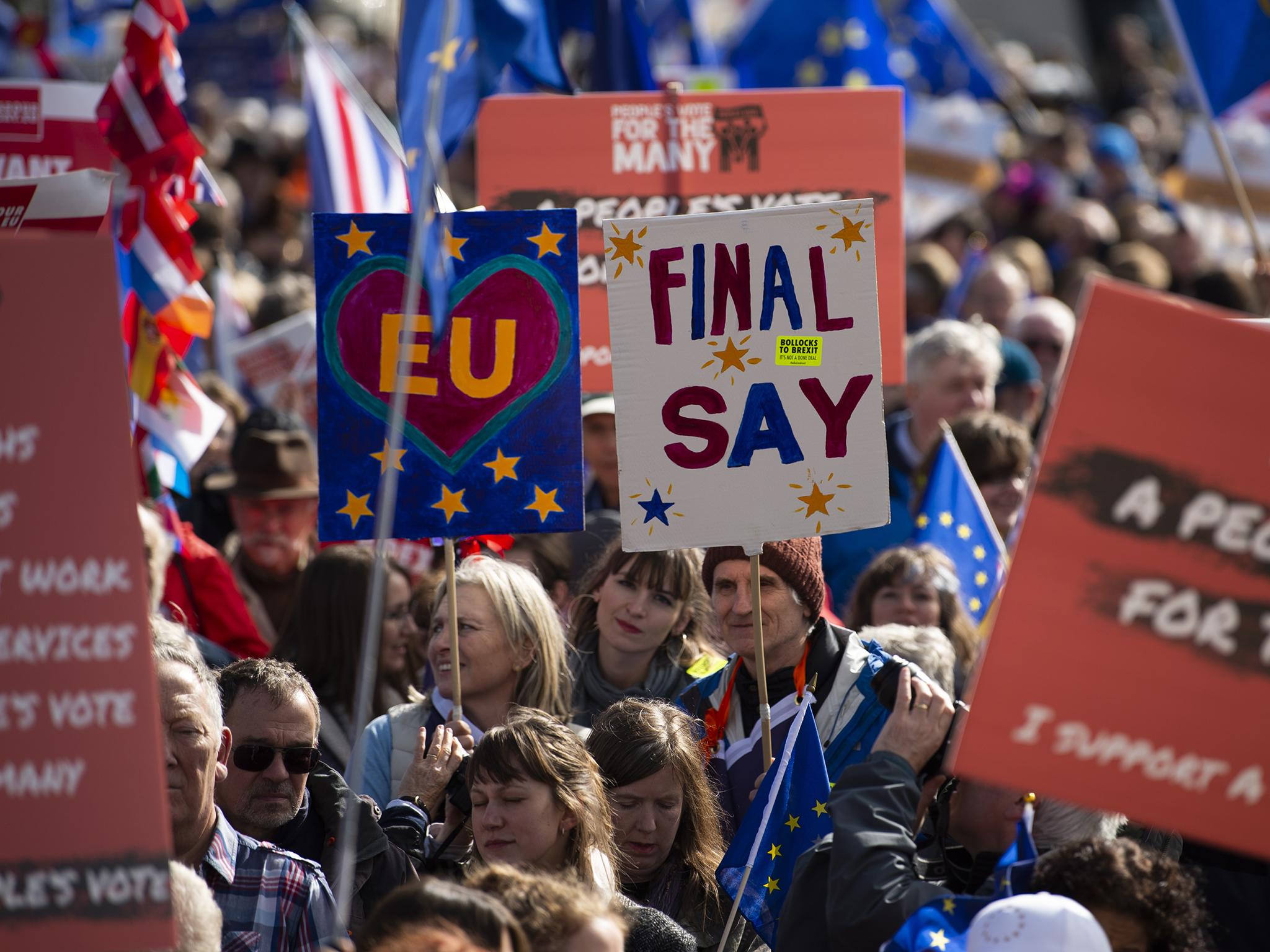 The momentum for a Final Say on Brexit is growing