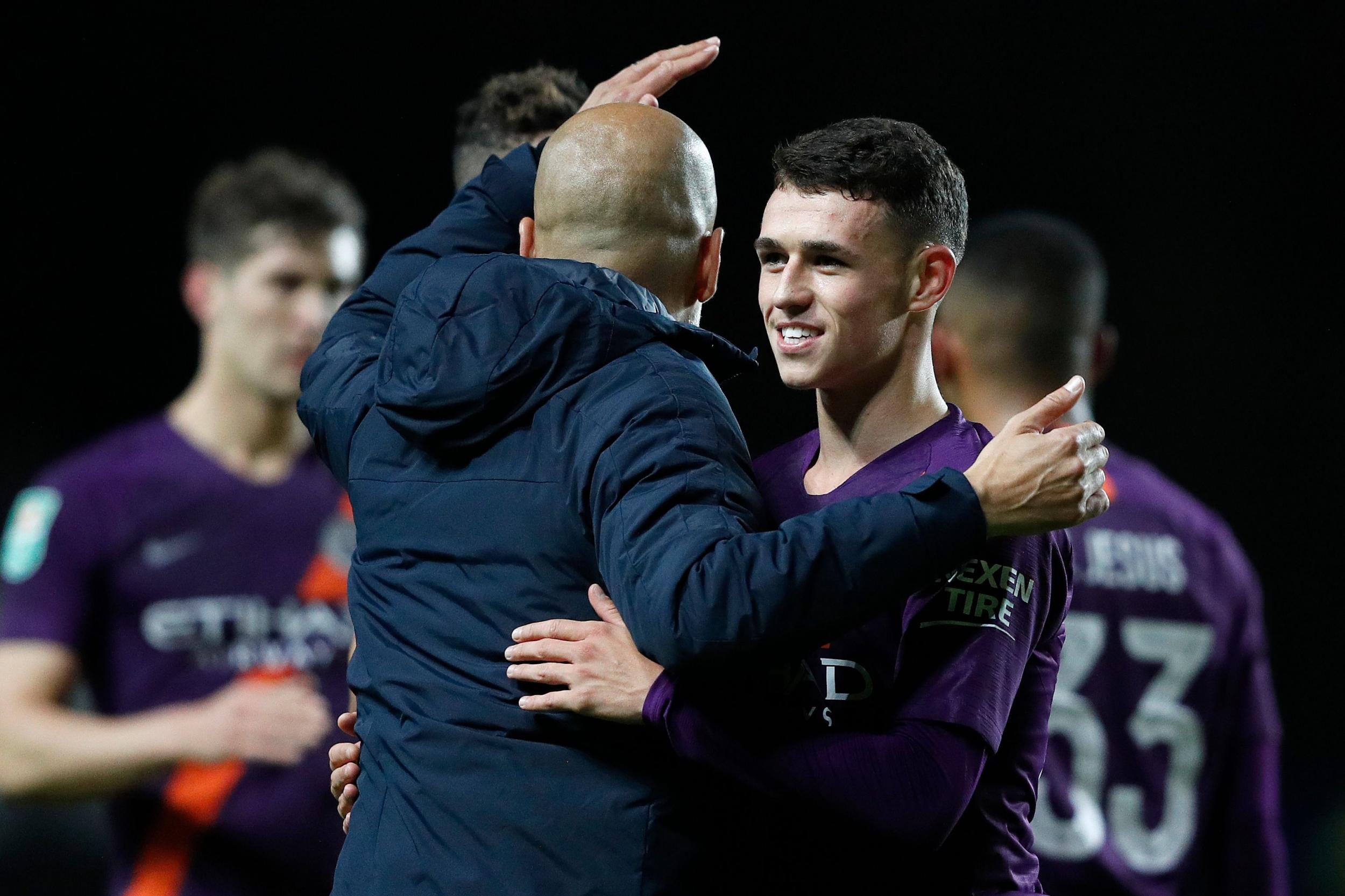 Guardiola is a huge fan of Foden