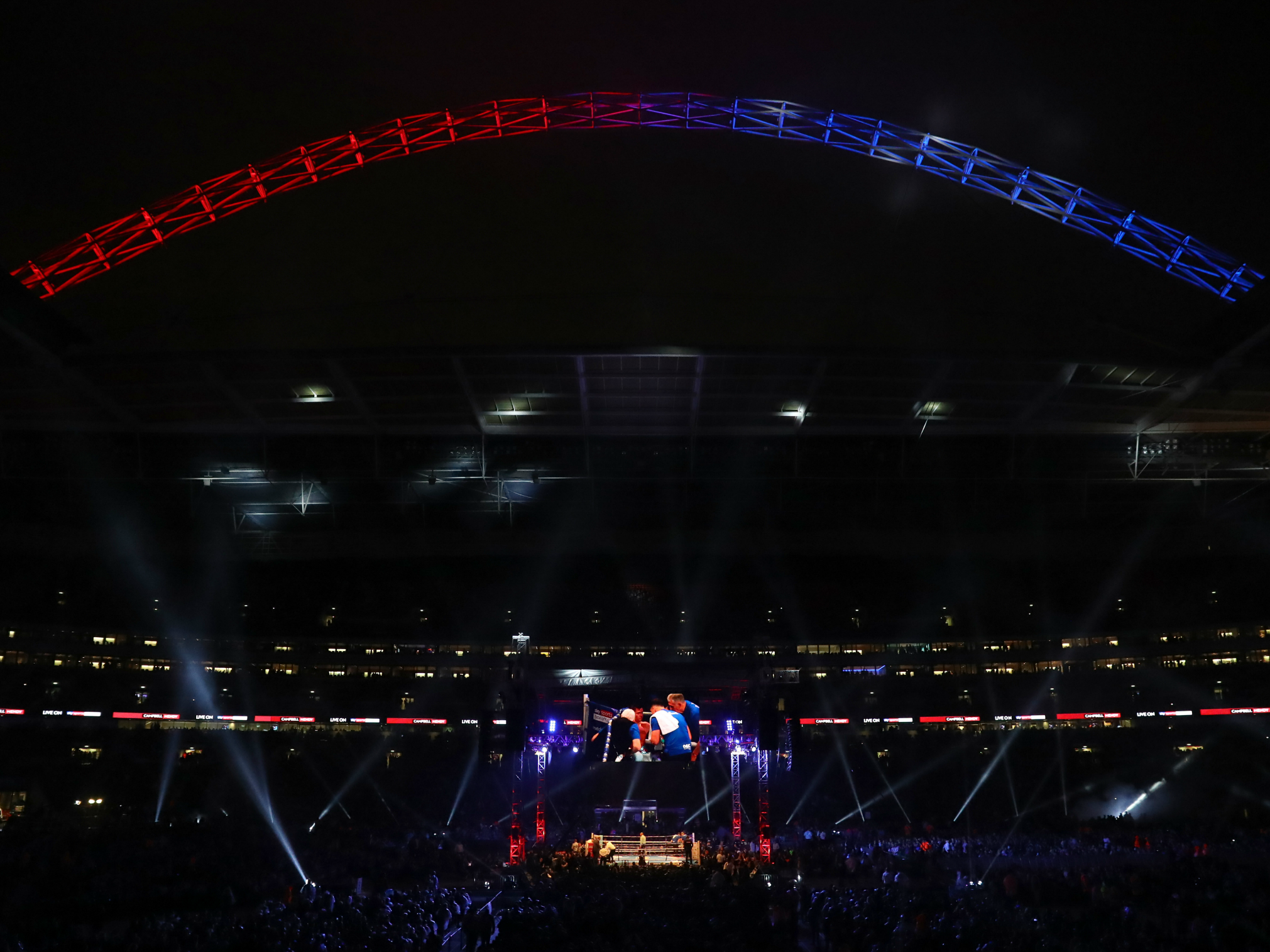 Wembley recently hosted Anthony Joshua's fight with Alexander Povetkin