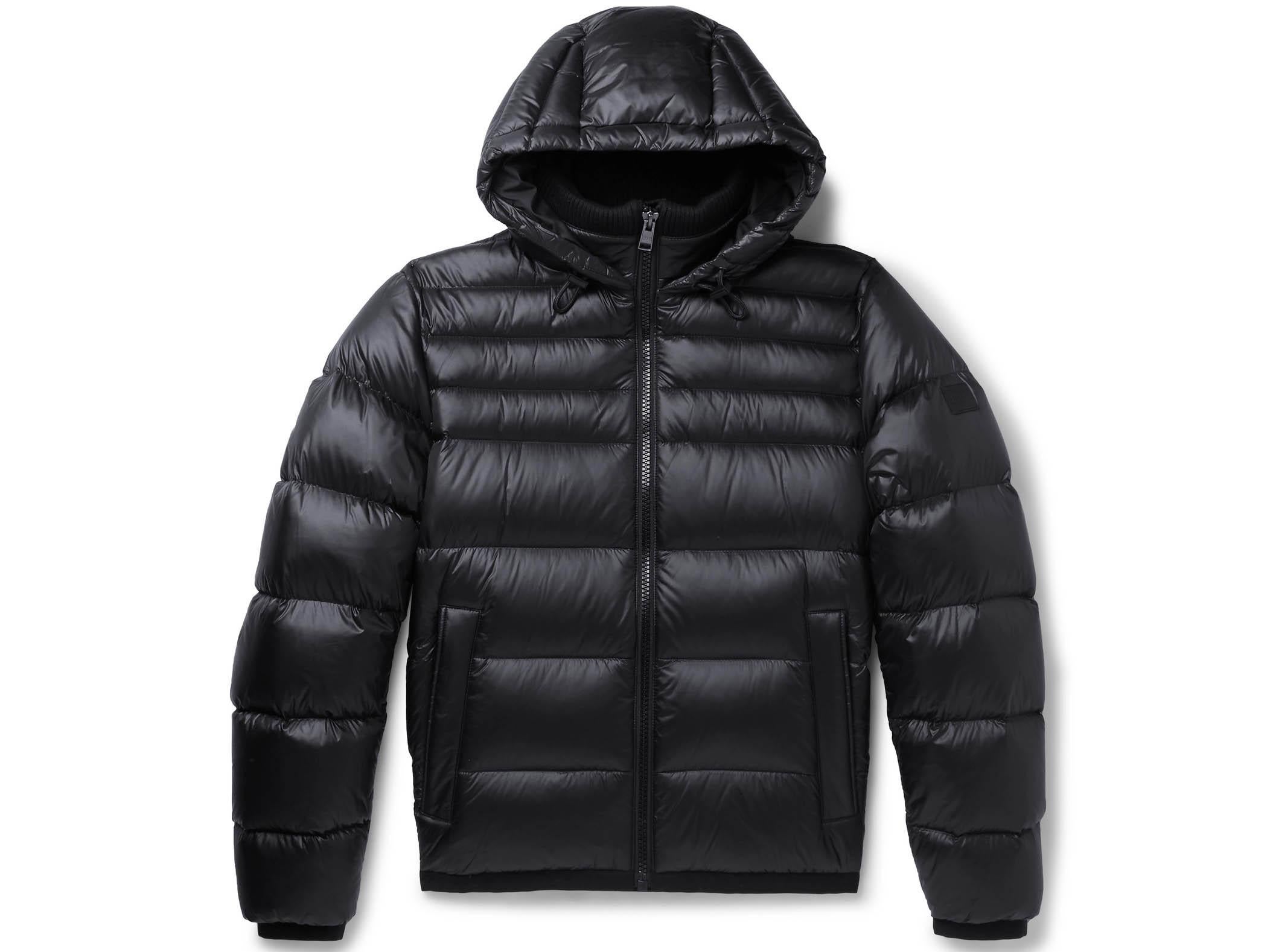 Hugo Boss, Quilted-Shell Hooded Down Jacket, £500, Mr Porter