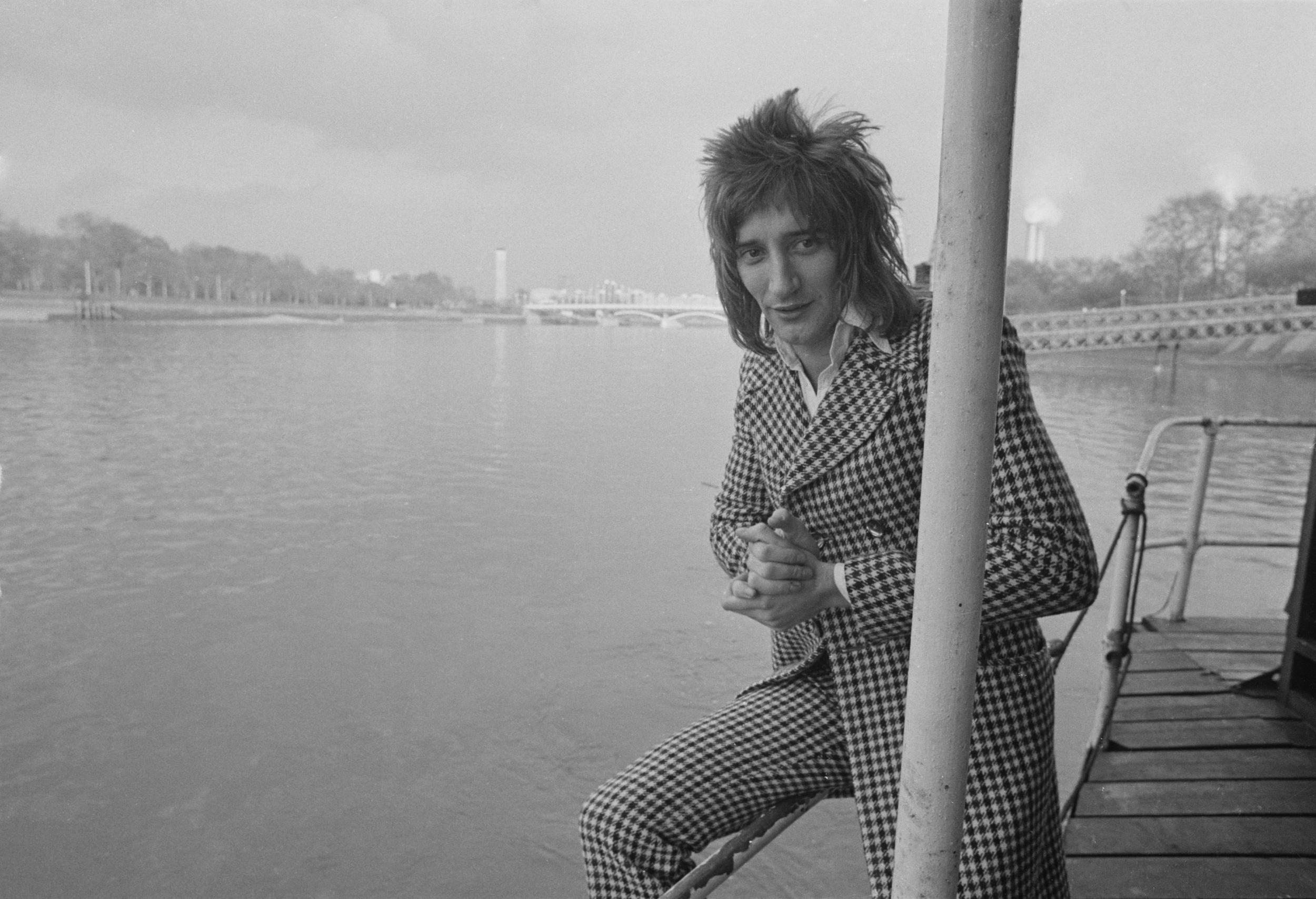 Plain sailing: Rod Stewart in 1973; lead singer of The Faces and with a successful solo career (Getty)