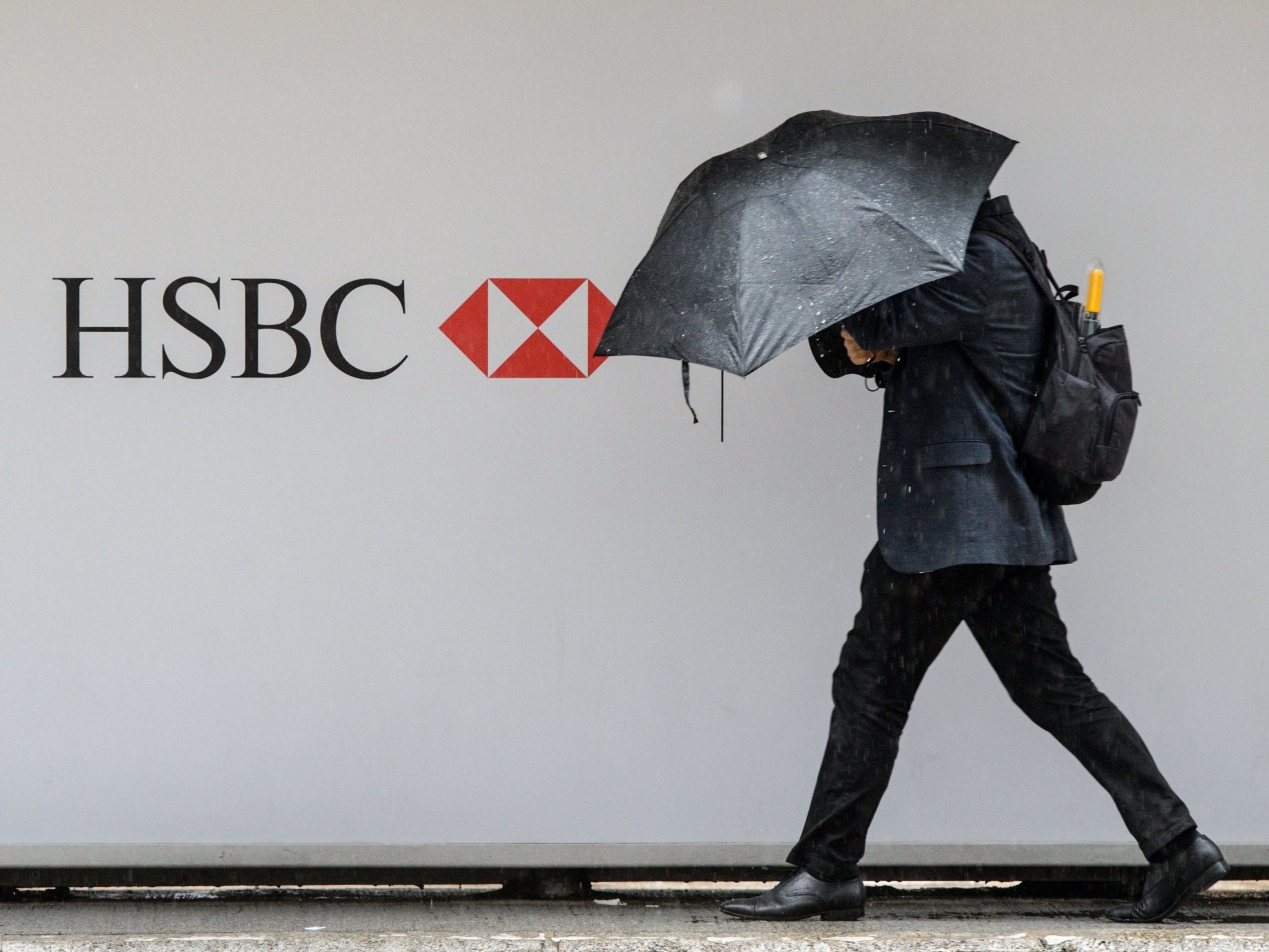 The rain’s falling at the bank after a miserable set of results