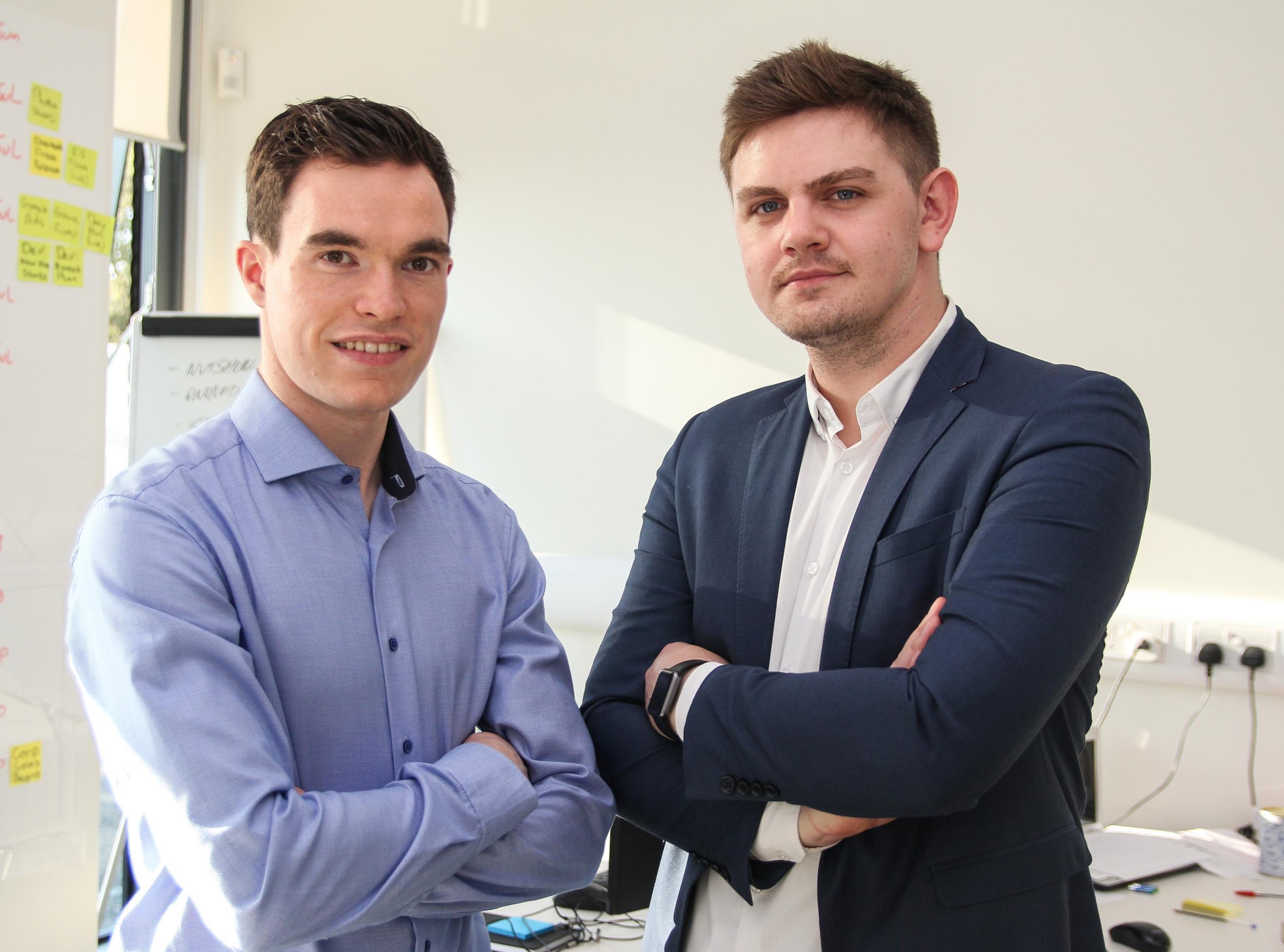 Gareth Hickey (left) and co-founder Shane Ennis