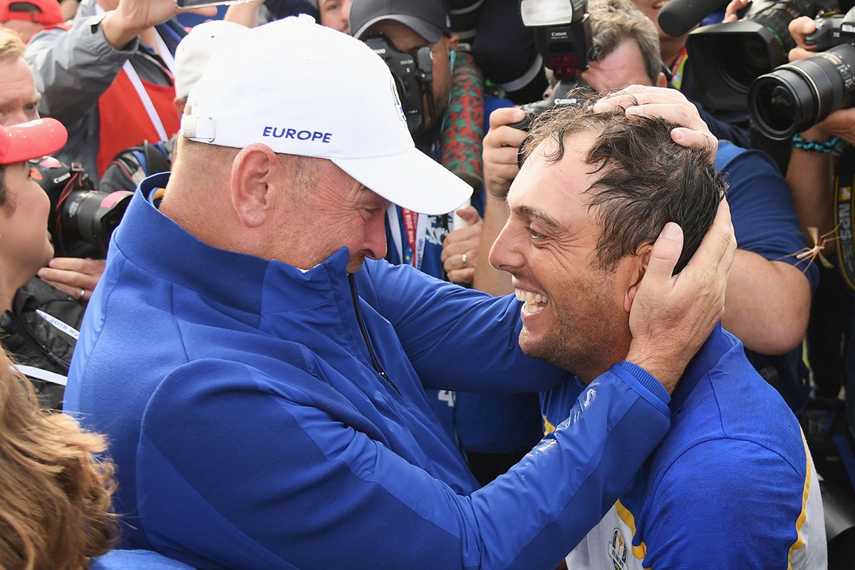 Bjorn and Molinari revelled in their golden moment (Getty )