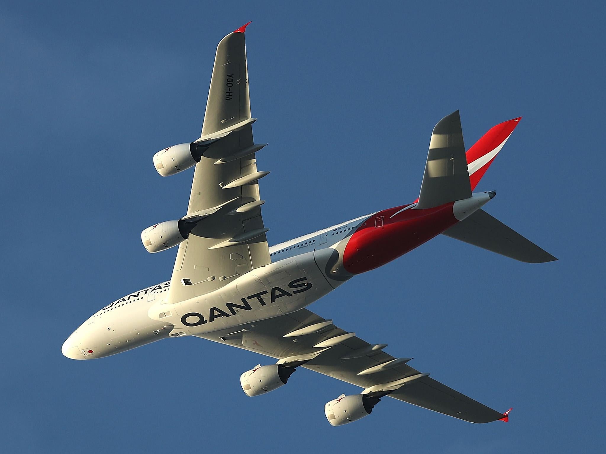 A Qantas flight was disrupted by a drunk passenger