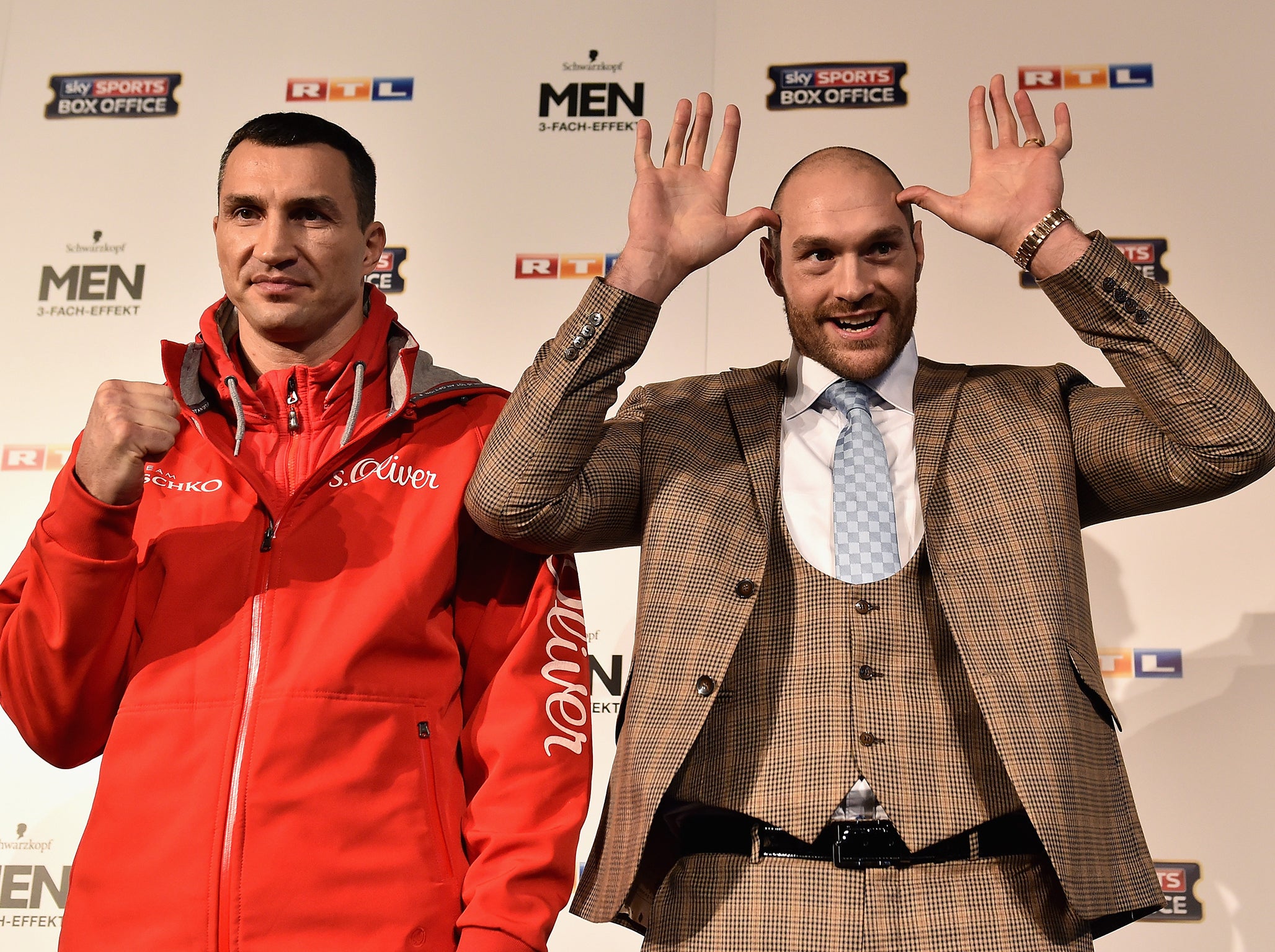 Fury was able to rattle Klitschko ahead of their title fight