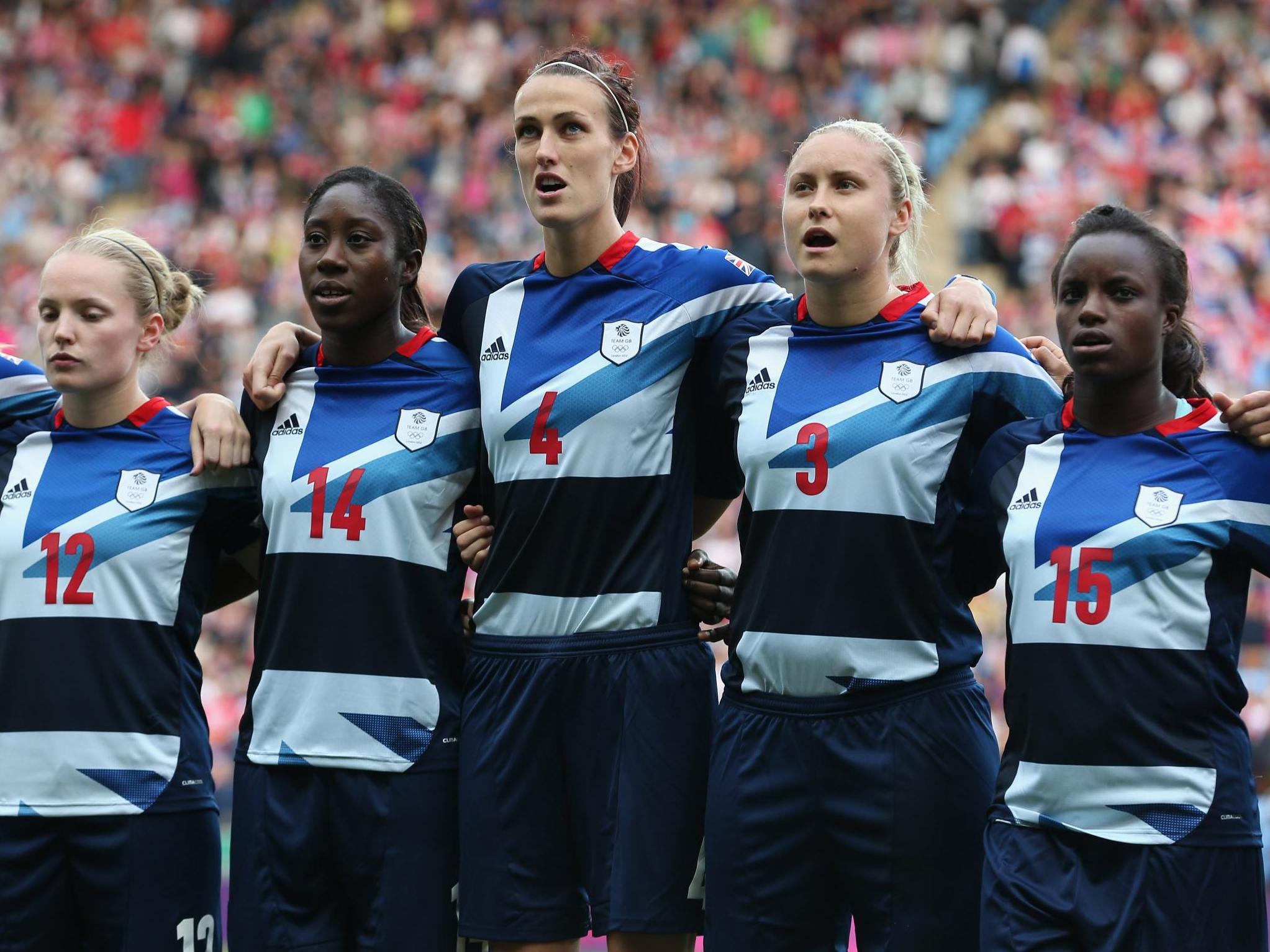 Team GB competed in the football event in 2012