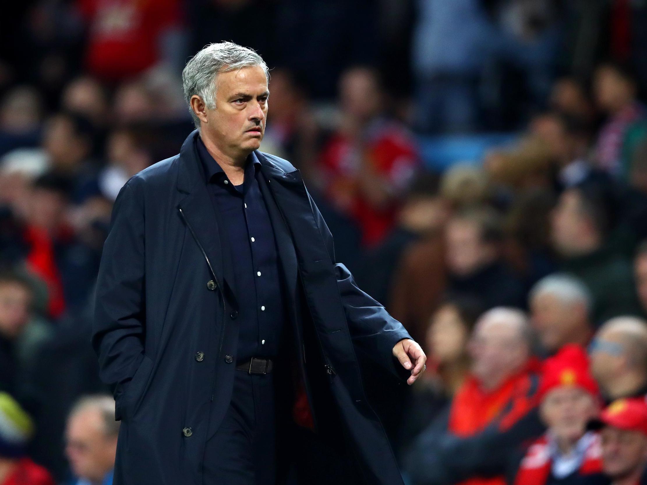 Mourinho has faced heavy criticism this season